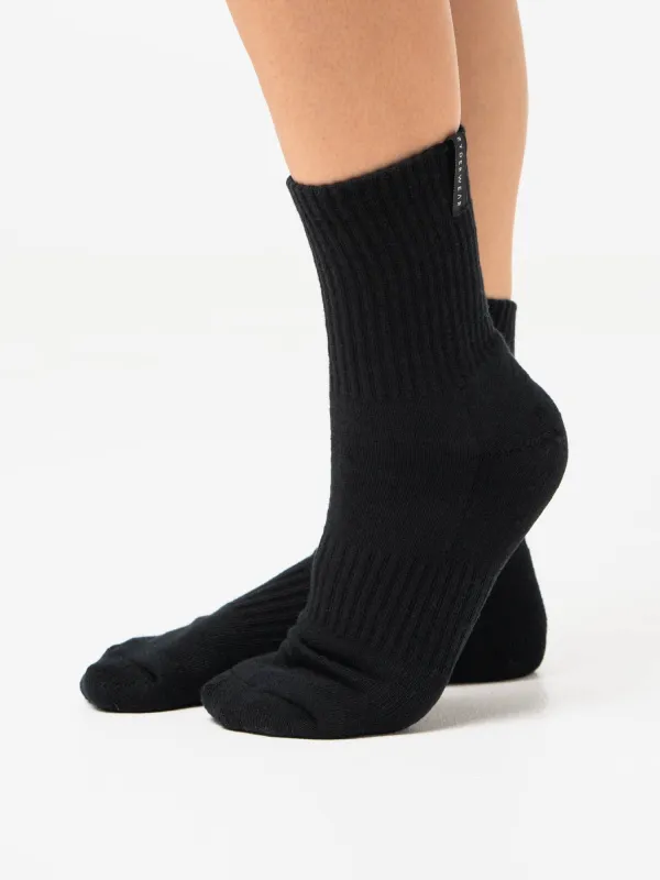 Crew Socks - Black sold by Ryderwear