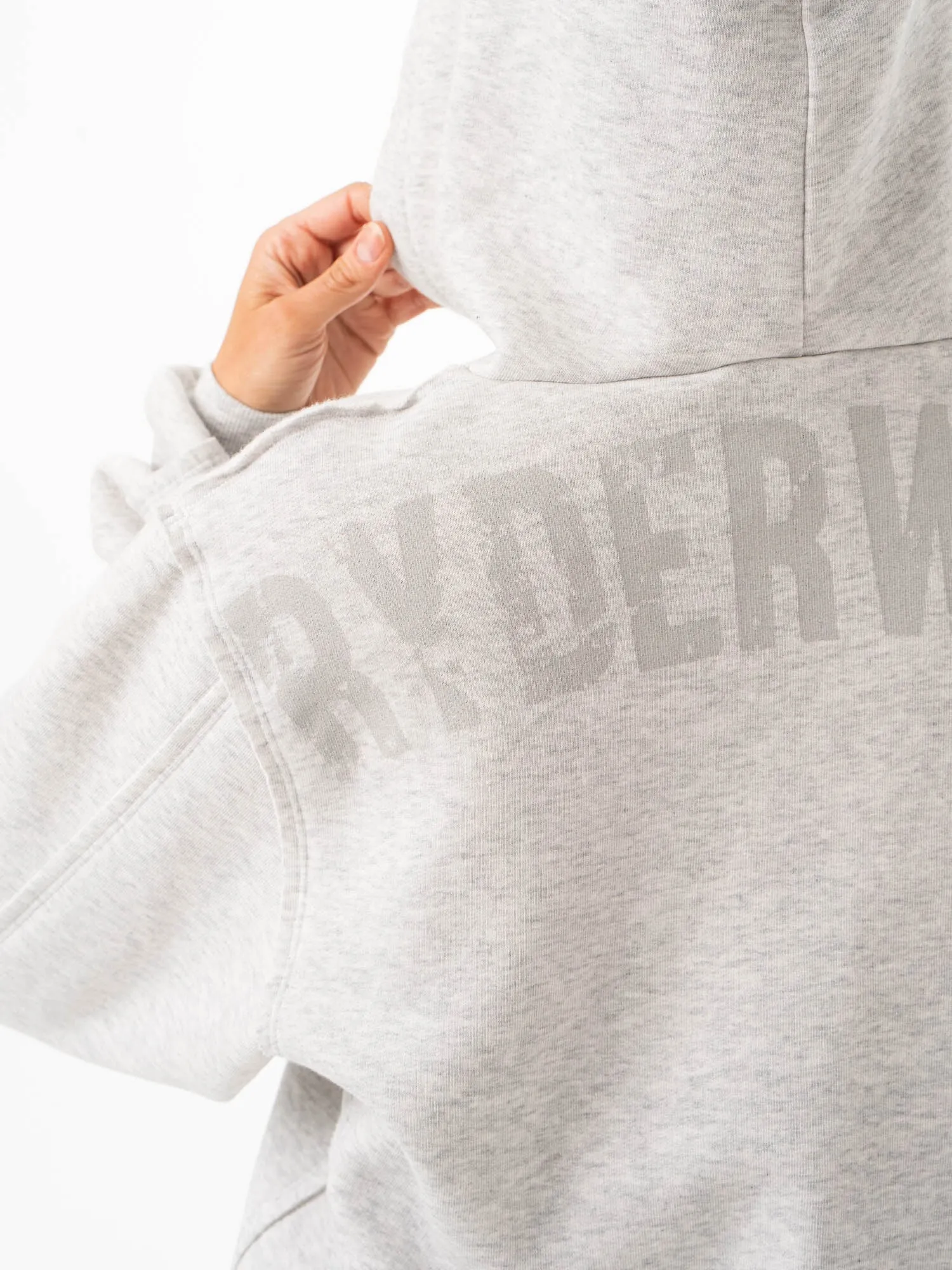 Force Hoodie - Chalk Grey Marl sold by Ryderwear product image thumbnail 4