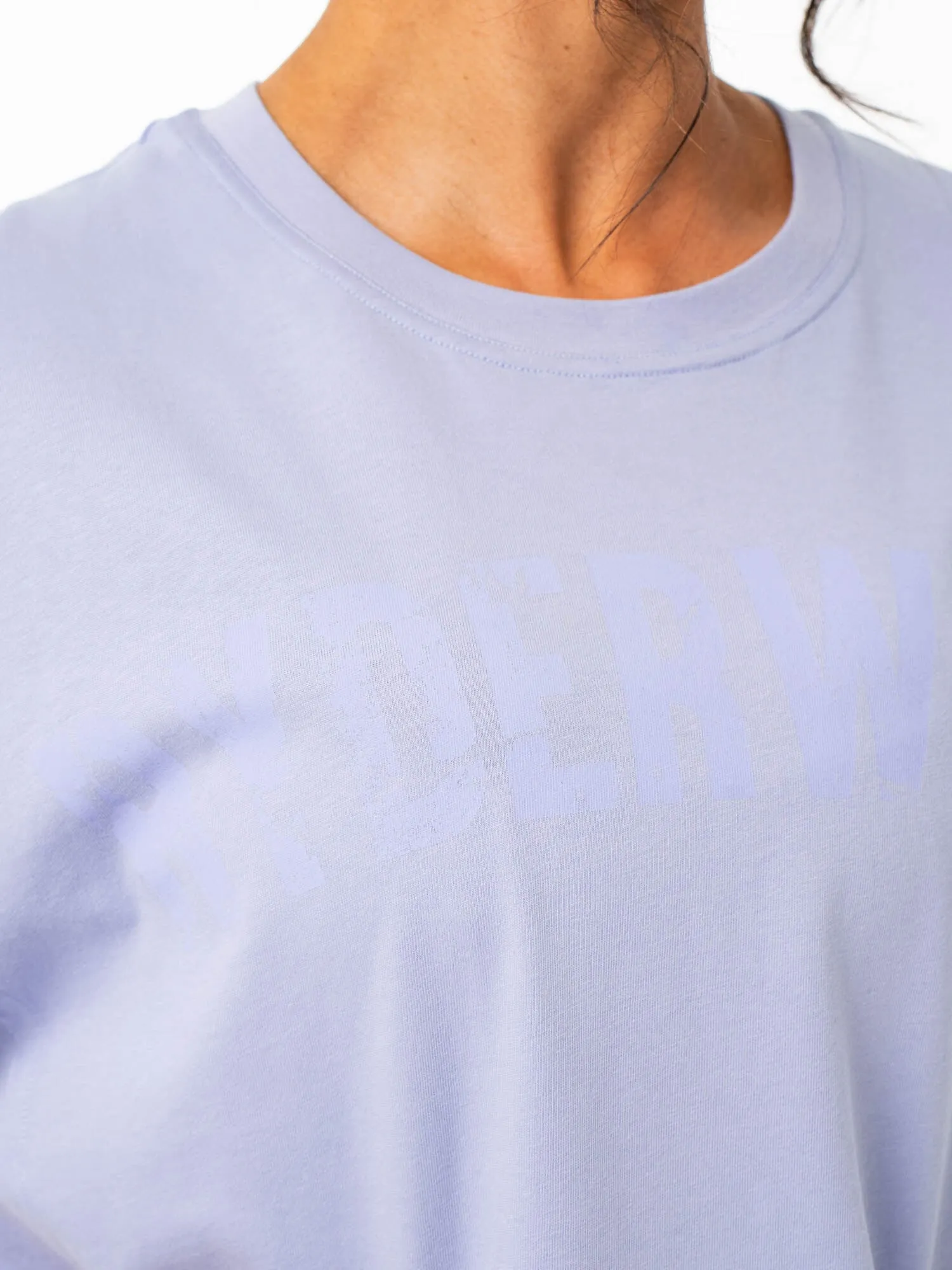 Force Oversized T-Shirt - Lilac Blue sold by Ryderwear product image thumbnail 4