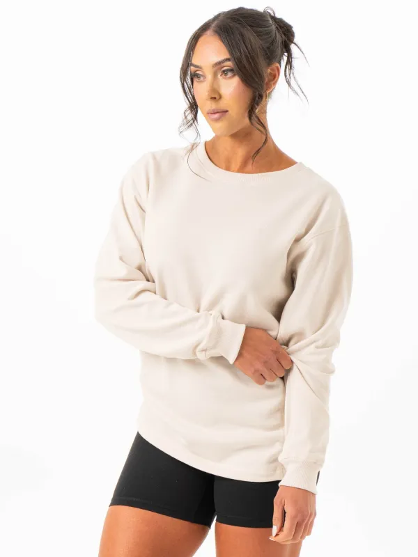 Force Crew Neck - Bone made by Ryderwear