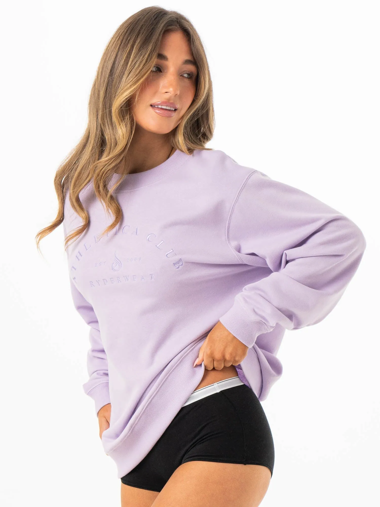 Tempo Sweater - Lilac sold by Ryderwear product image thumbnail 3