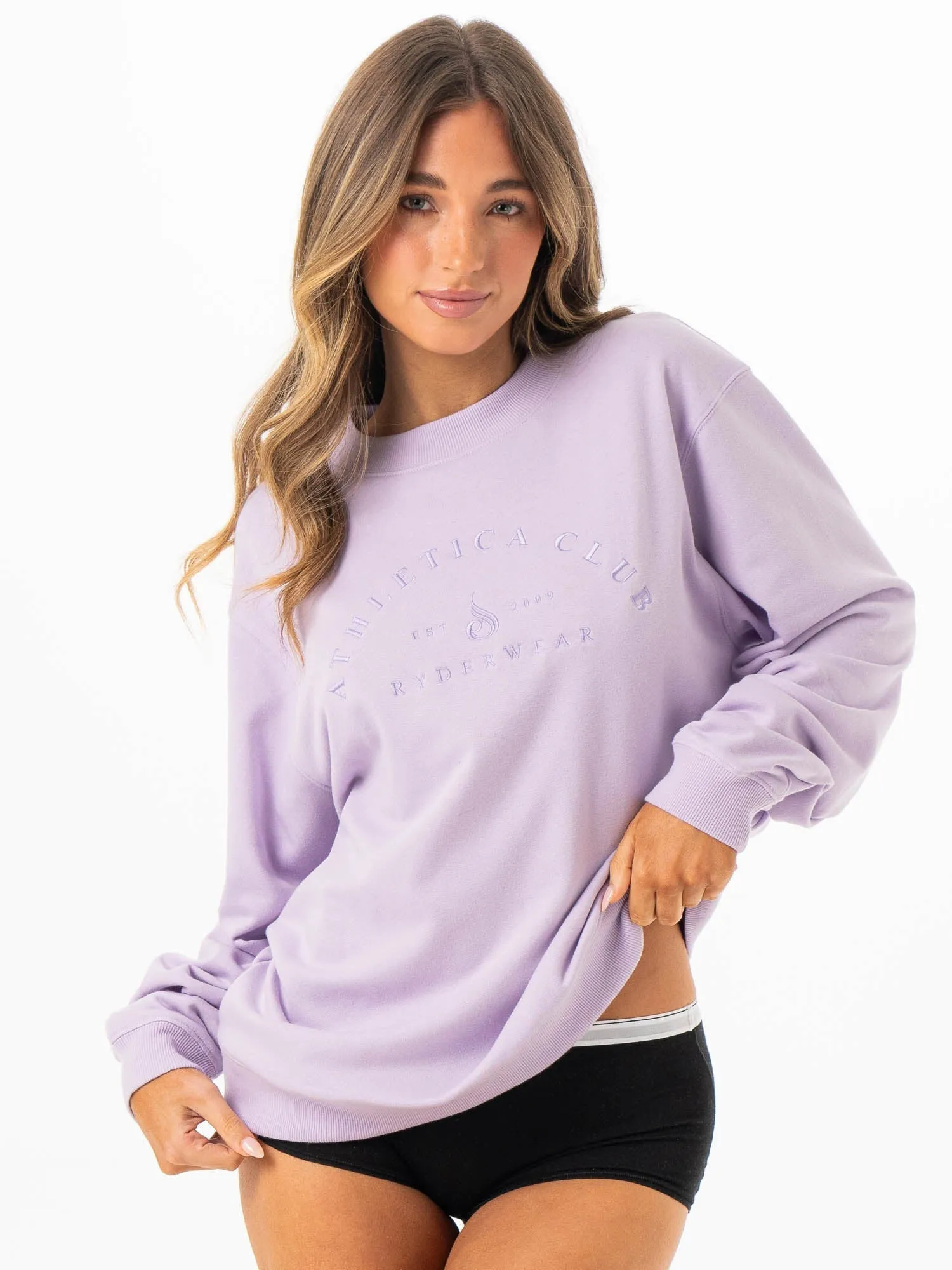 Tempo Sweater - Lilac sold by Ryderwear