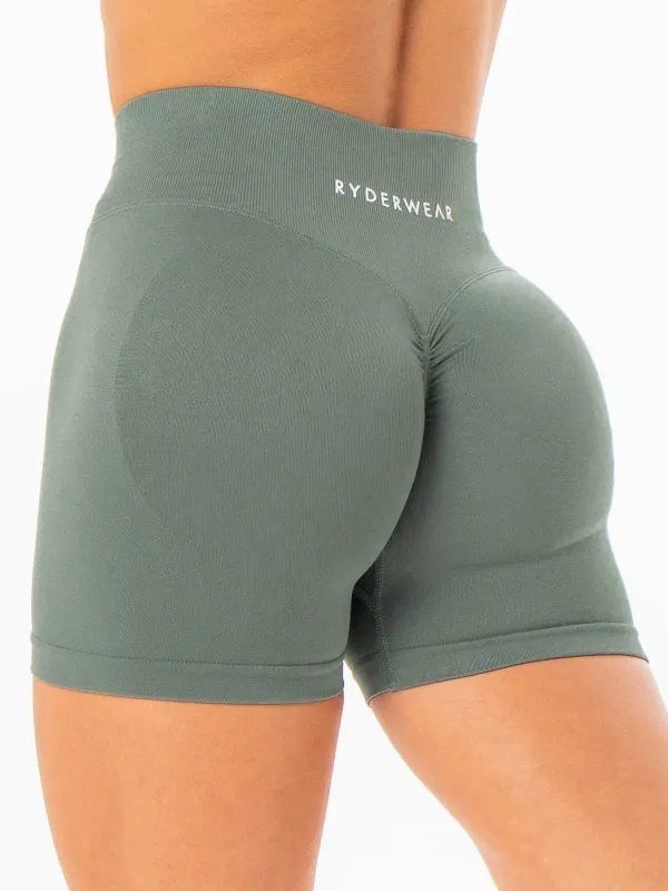 Sculpt Seamless Shorts - Forest sold by Ryderwear