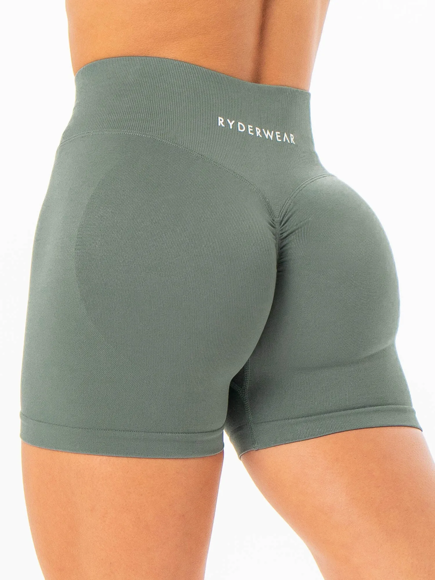 Sculpt Seamless Shorts - Forest sold by Ryderwear