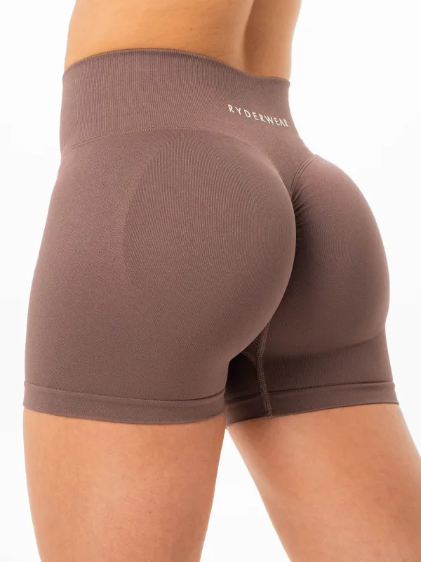 Sculpt Seamless Shorts - Mocha sold by Ryderwear