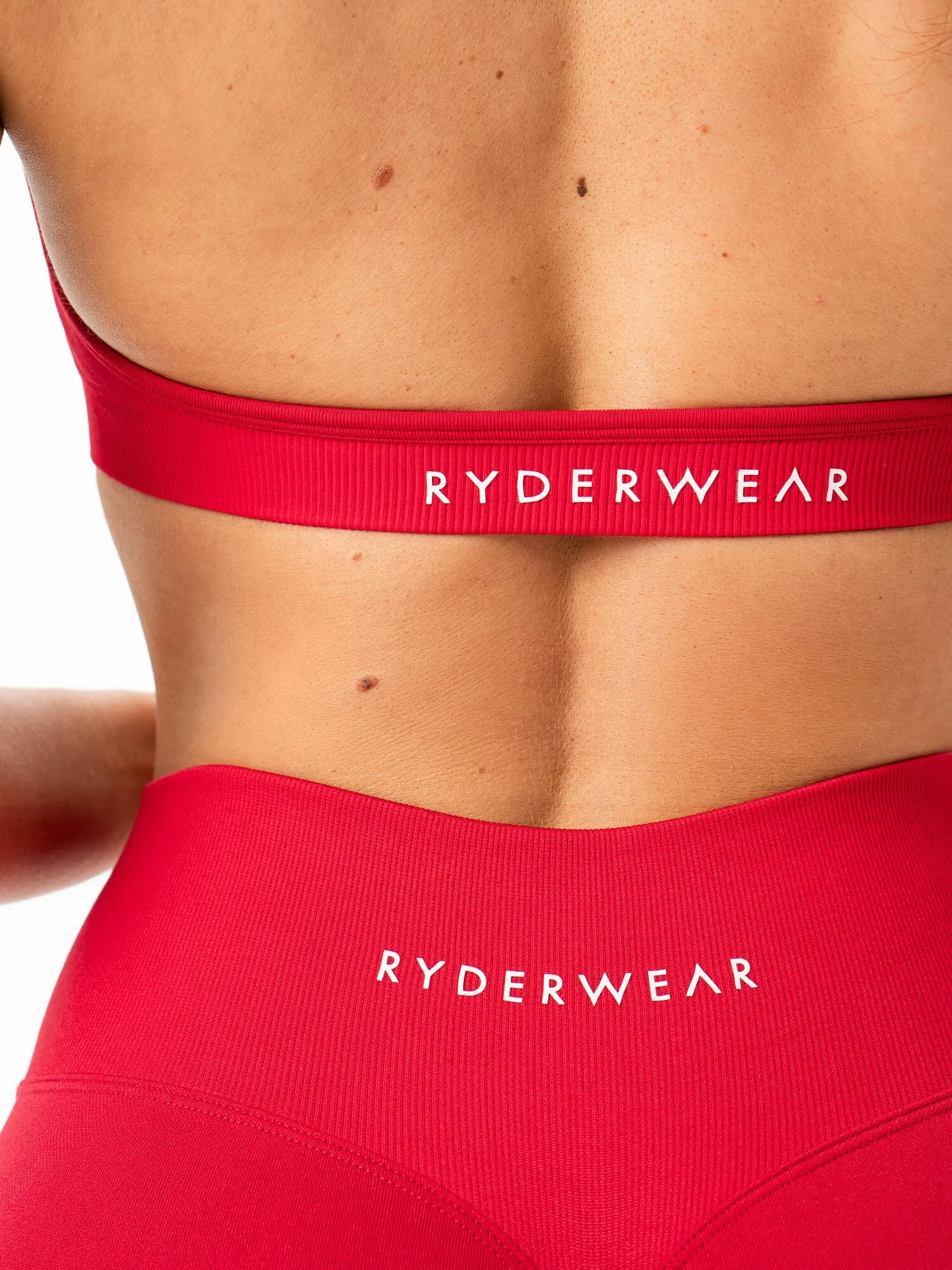 Sculpt Seamless Halter Bra - Cherry Red sold by Ryderwear product image thumbnail 4
