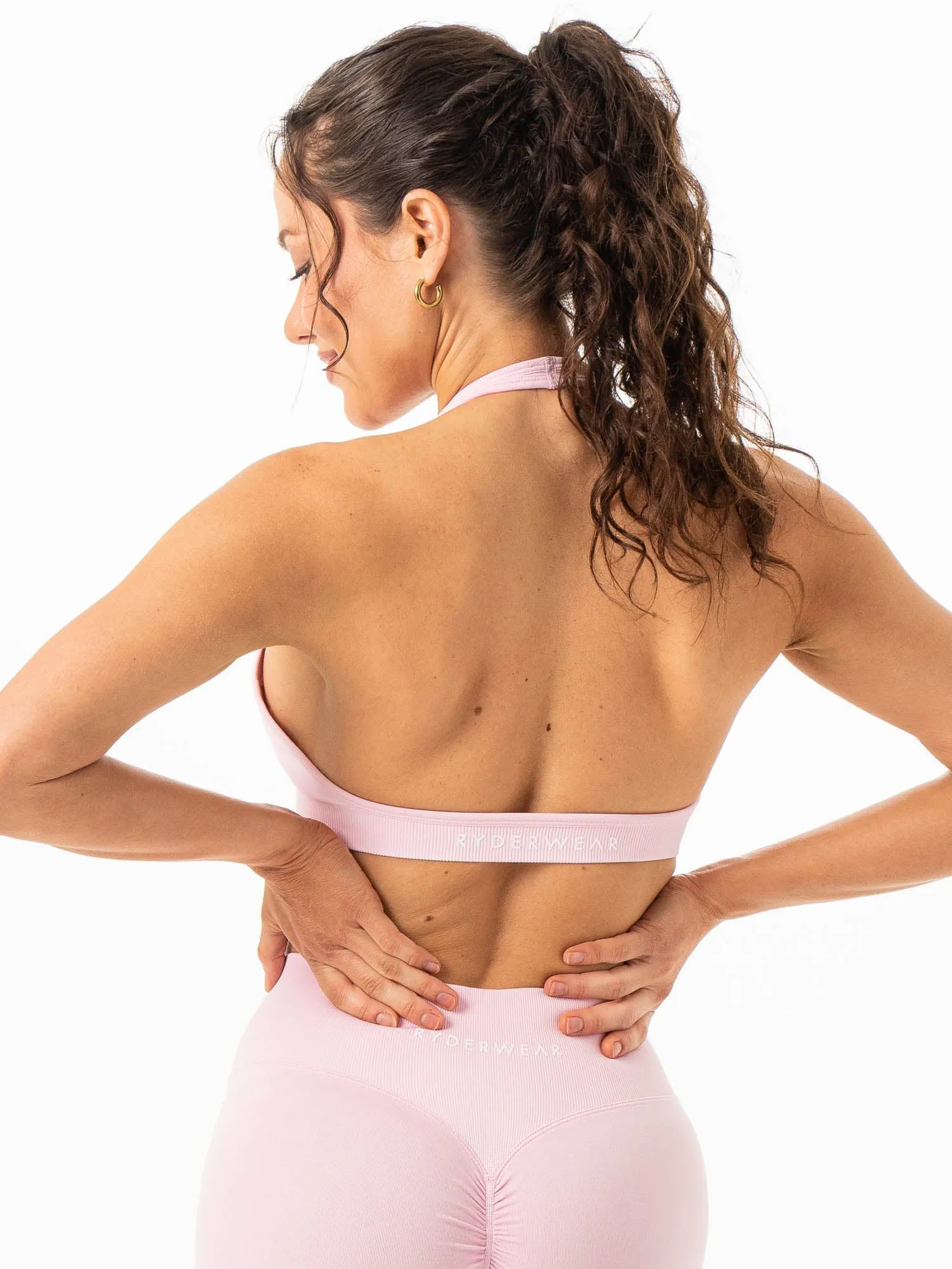 Sculpt Seamless Halter Bra - Blossom sold by Ryderwear product image thumbnail 4