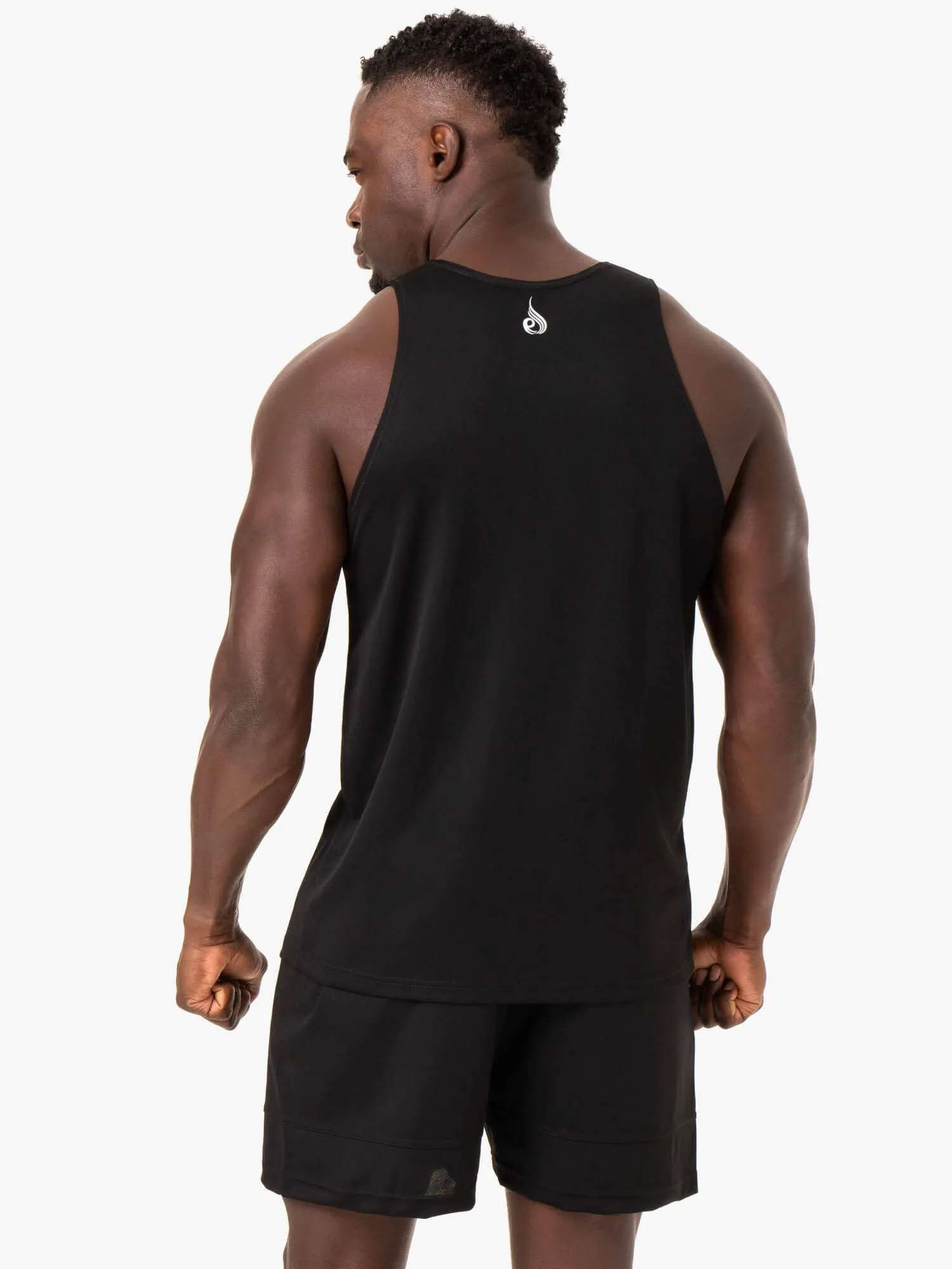 Heighten Mesh Regular Tank - Black sold by Ryderwear product image thumbnail 2