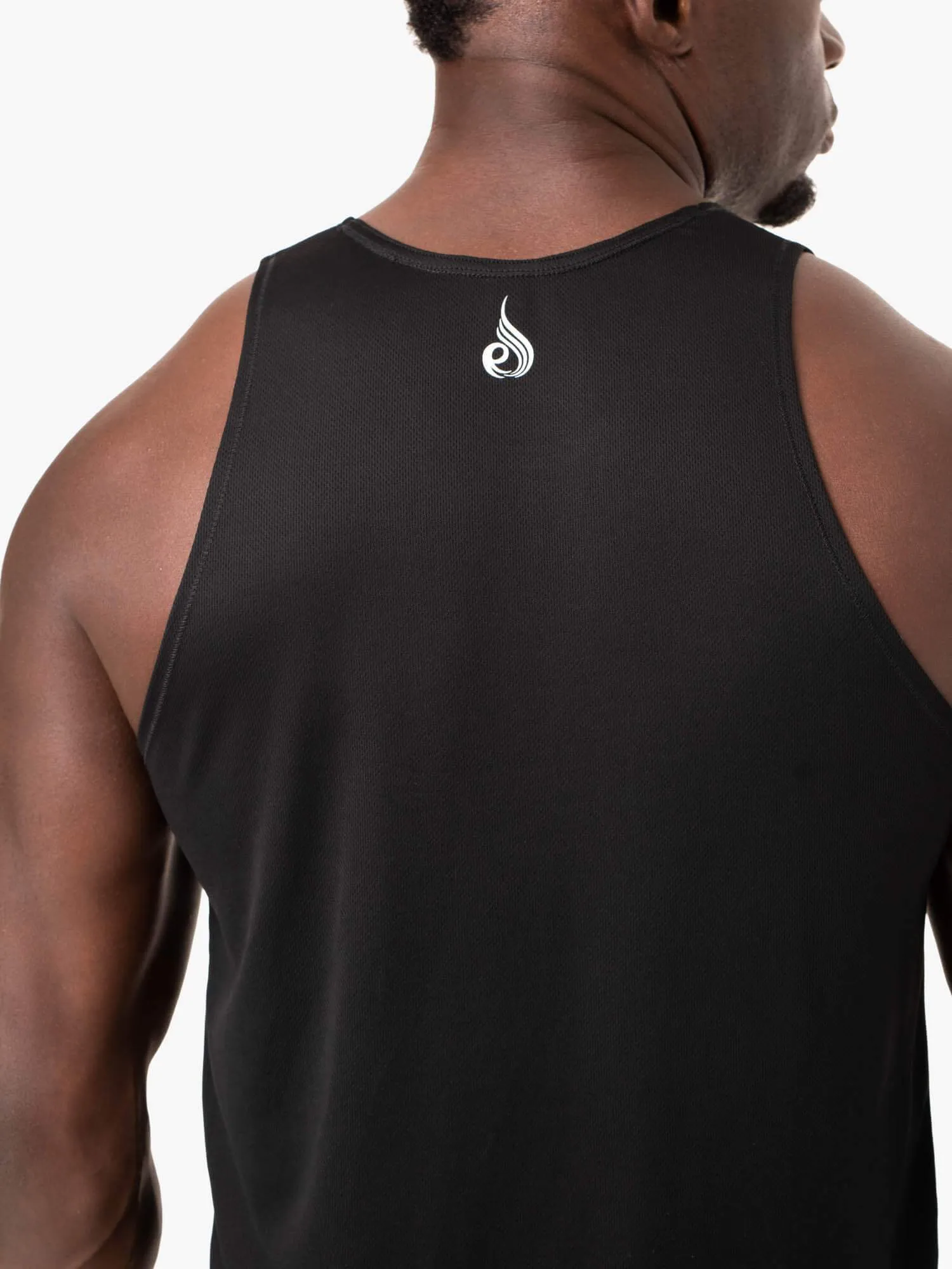Heighten Mesh Regular Tank - Black sold by Ryderwear product image thumbnail 4