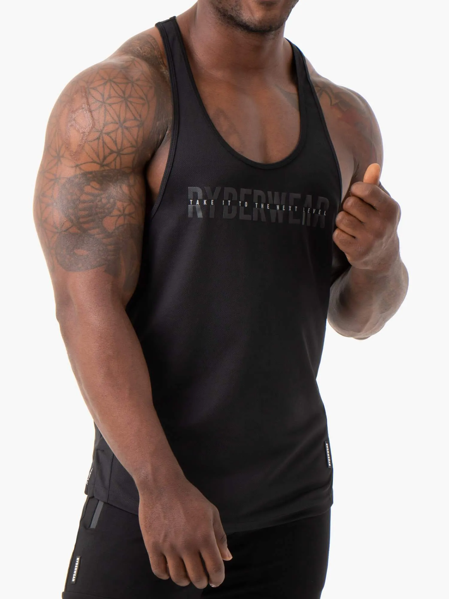 Energy Mesh T-Back - Black sold by Ryderwear product image thumbnail 3