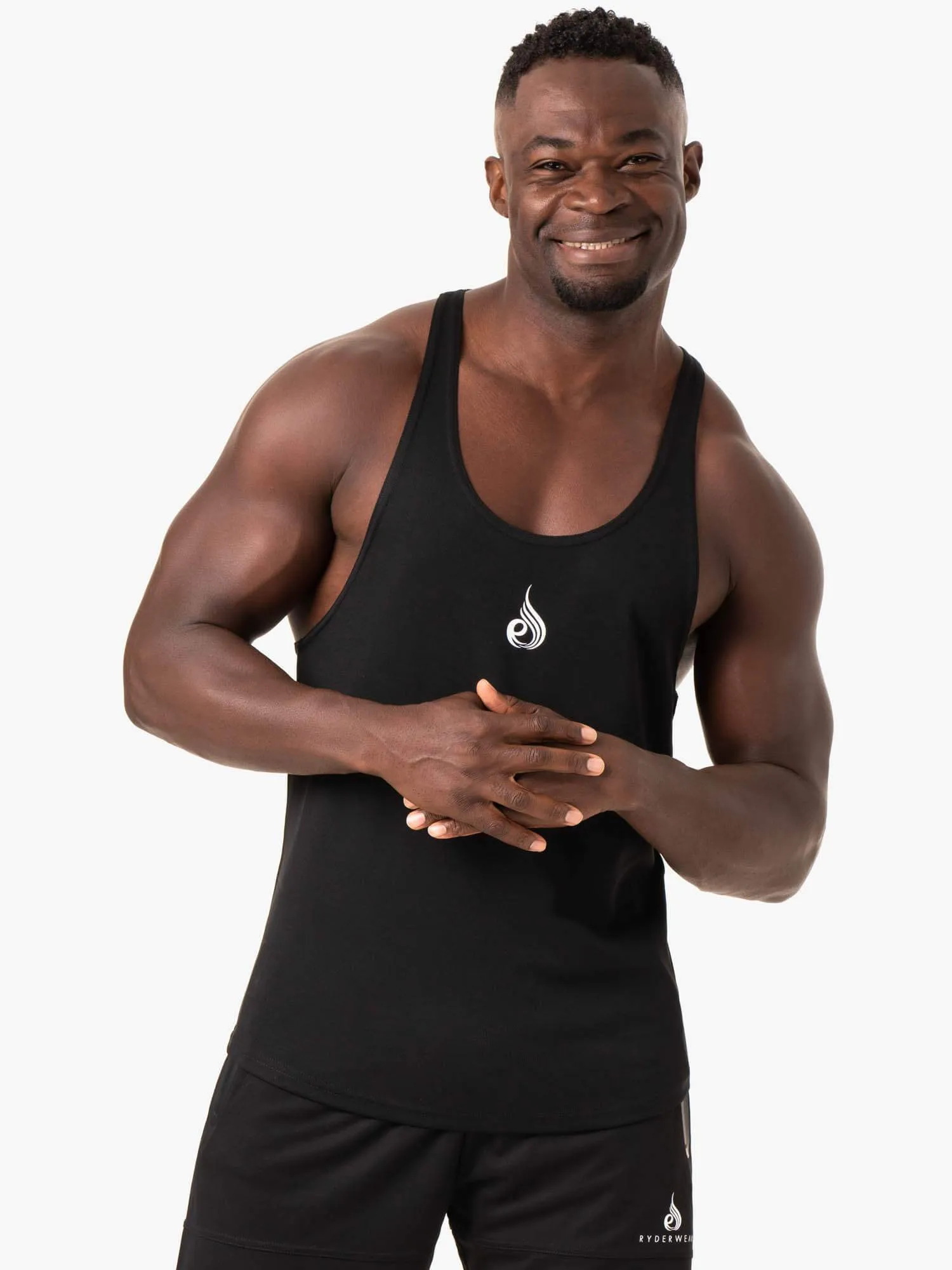 Define Mesh T-Back - Black sold by Ryderwear