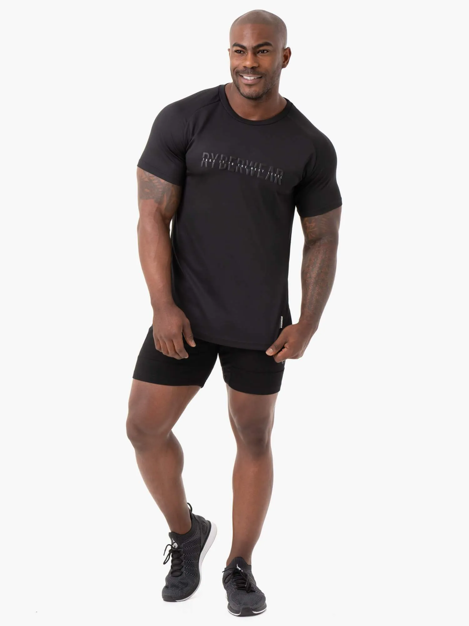 Energy Mesh T-Shirt - Black sold by Ryderwear product image thumbnail 4