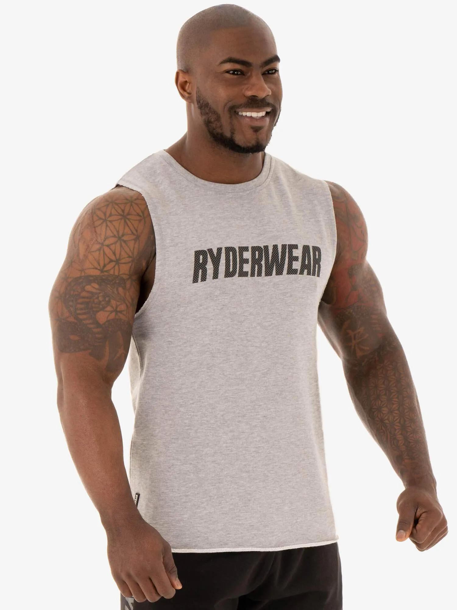 Flex Fleece Tank - Grey Marl sold by Ryderwear product image thumbnail 4
