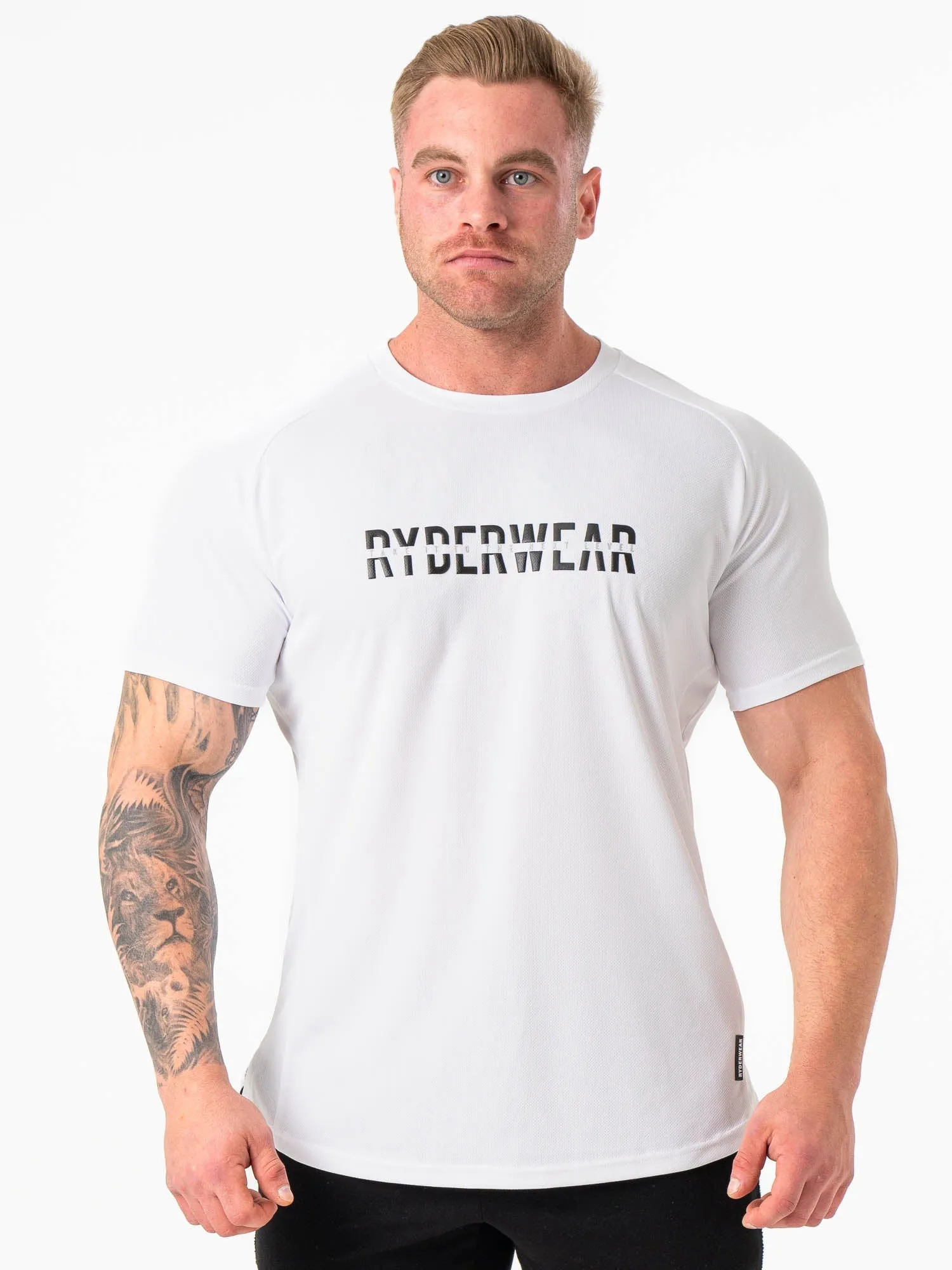 Energy Mesh T-Shirt - White sold by Ryderwear
