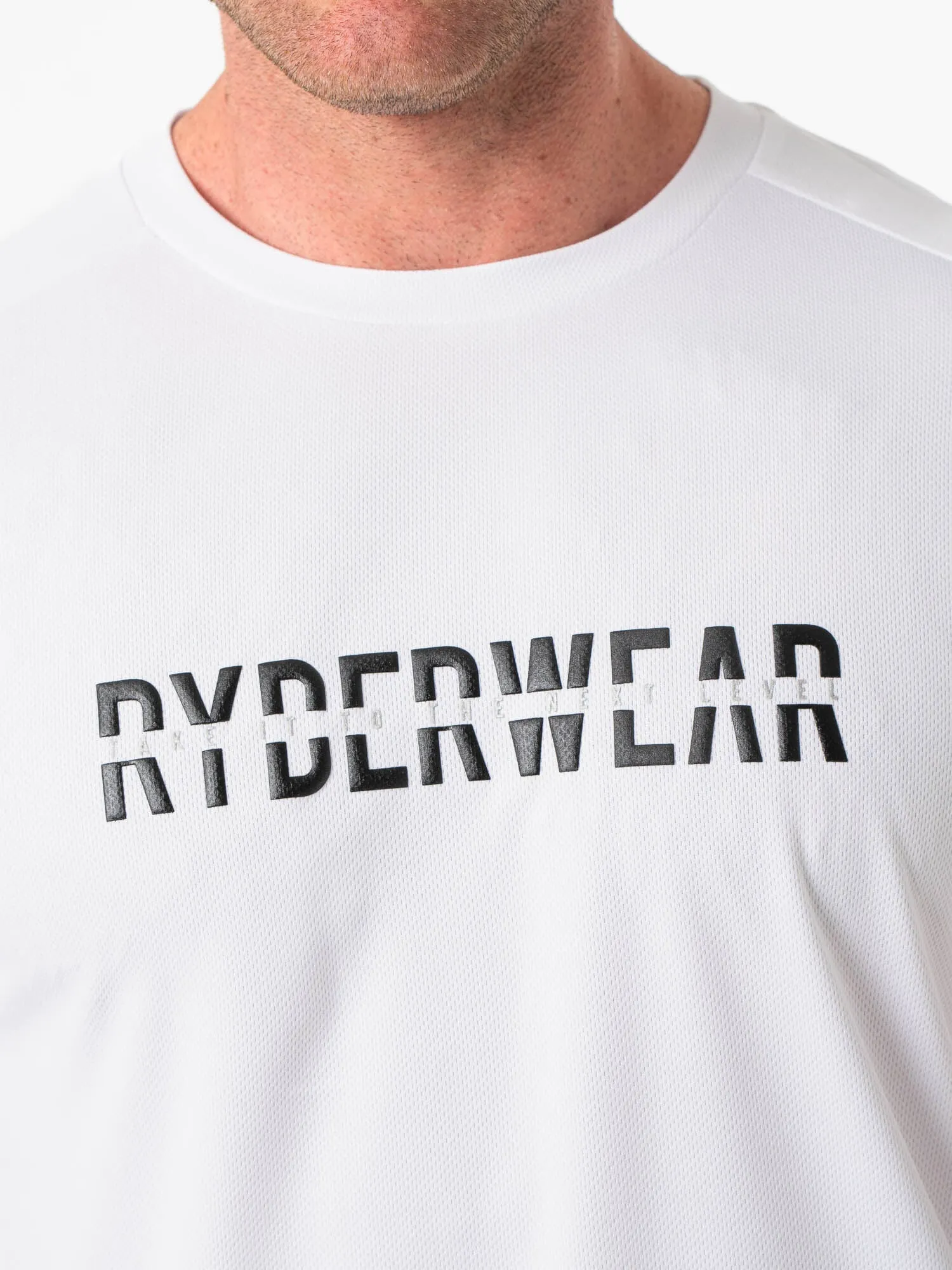 Energy Mesh T-Shirt - White sold by Ryderwear product image thumbnail 5