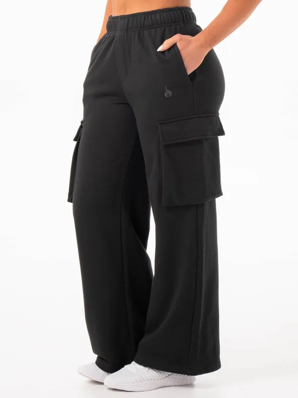 Cargo Track Pant - Black sold by Ryderwear