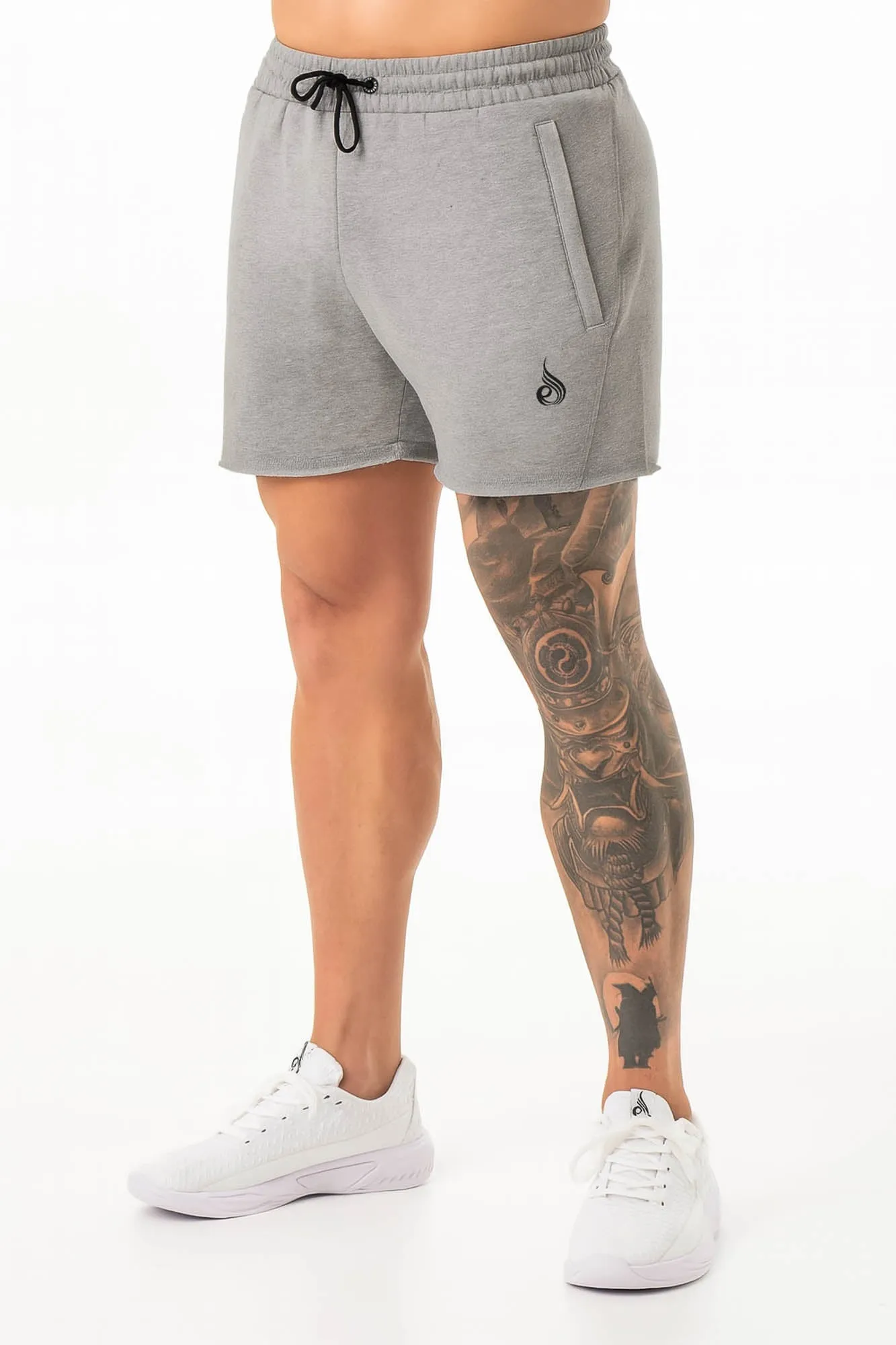 Iron 5" Track Shorts - Grey Marl sold by Ryderwear product image thumbnail 2