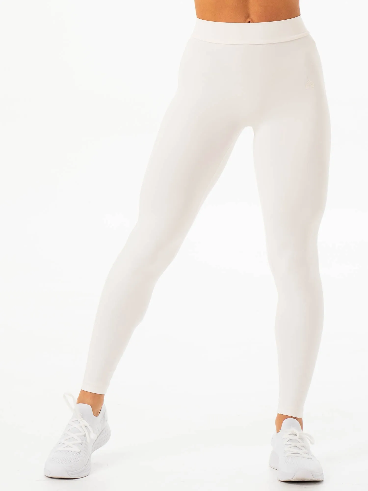 NKD V Scrunch Leggings - Vanilla sold by Ryderwear product image thumbnail 4