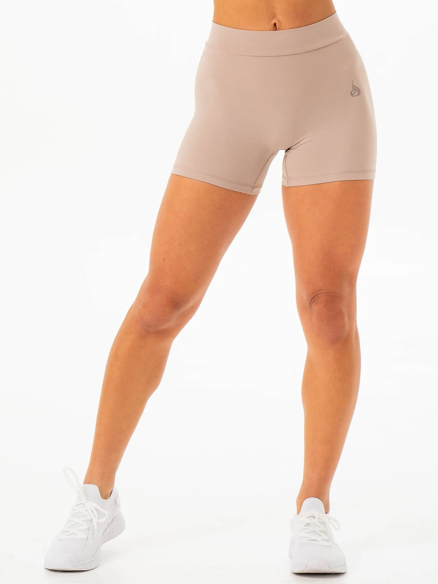 NKD V Scrunch Shorts - Almond sold by Ryderwear product image thumbnail 3