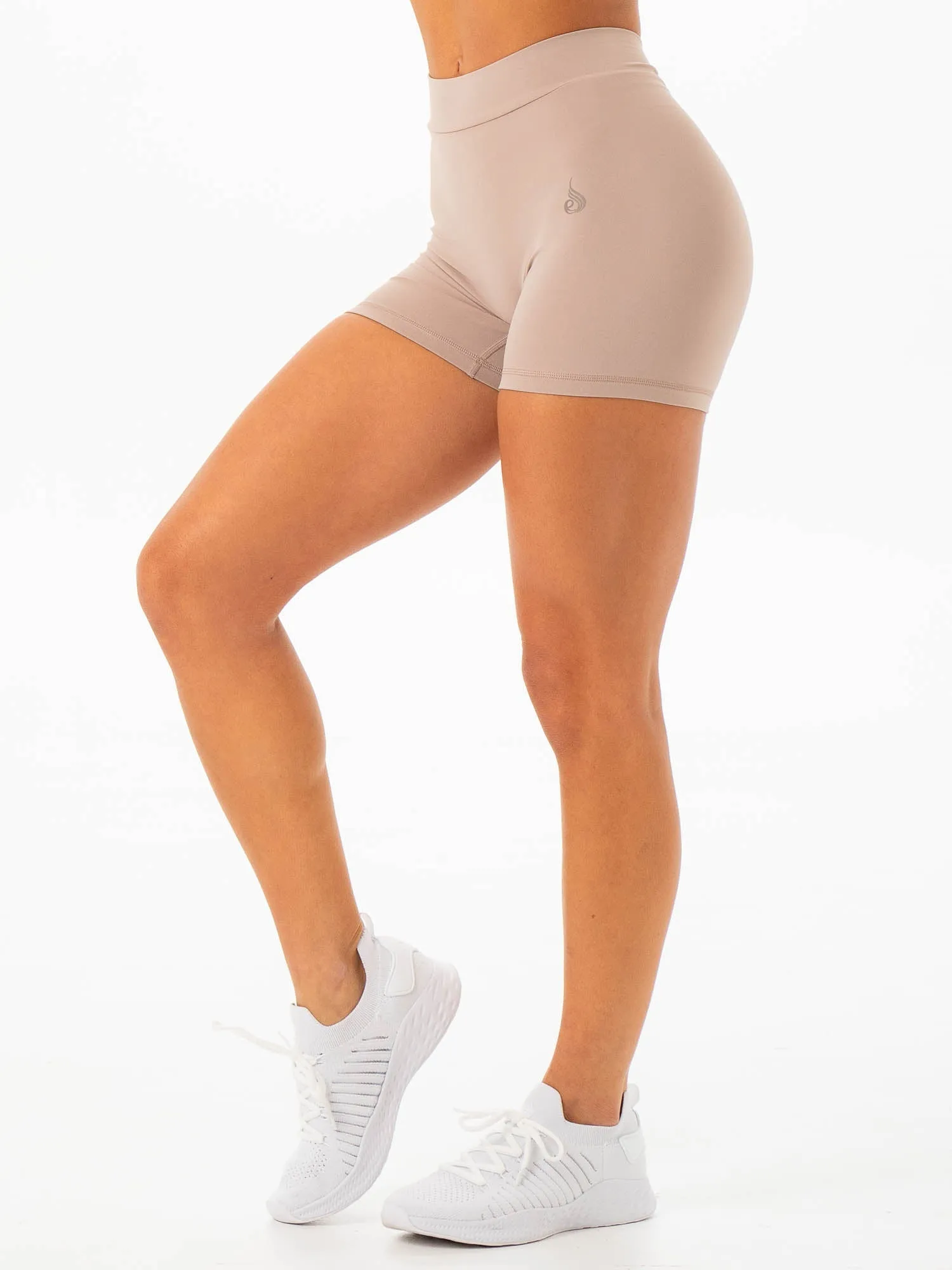 NKD V Scrunch Shorts - Almond sold by Ryderwear product image thumbnail 2