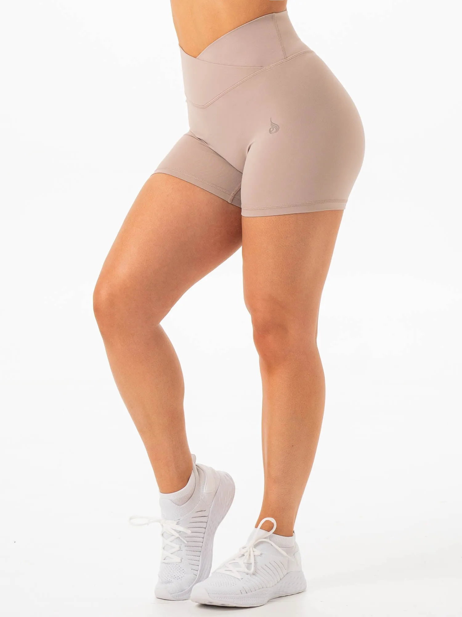 NKD Cross Waist Band Shorts - Almond sold by Ryderwear product image thumbnail 2