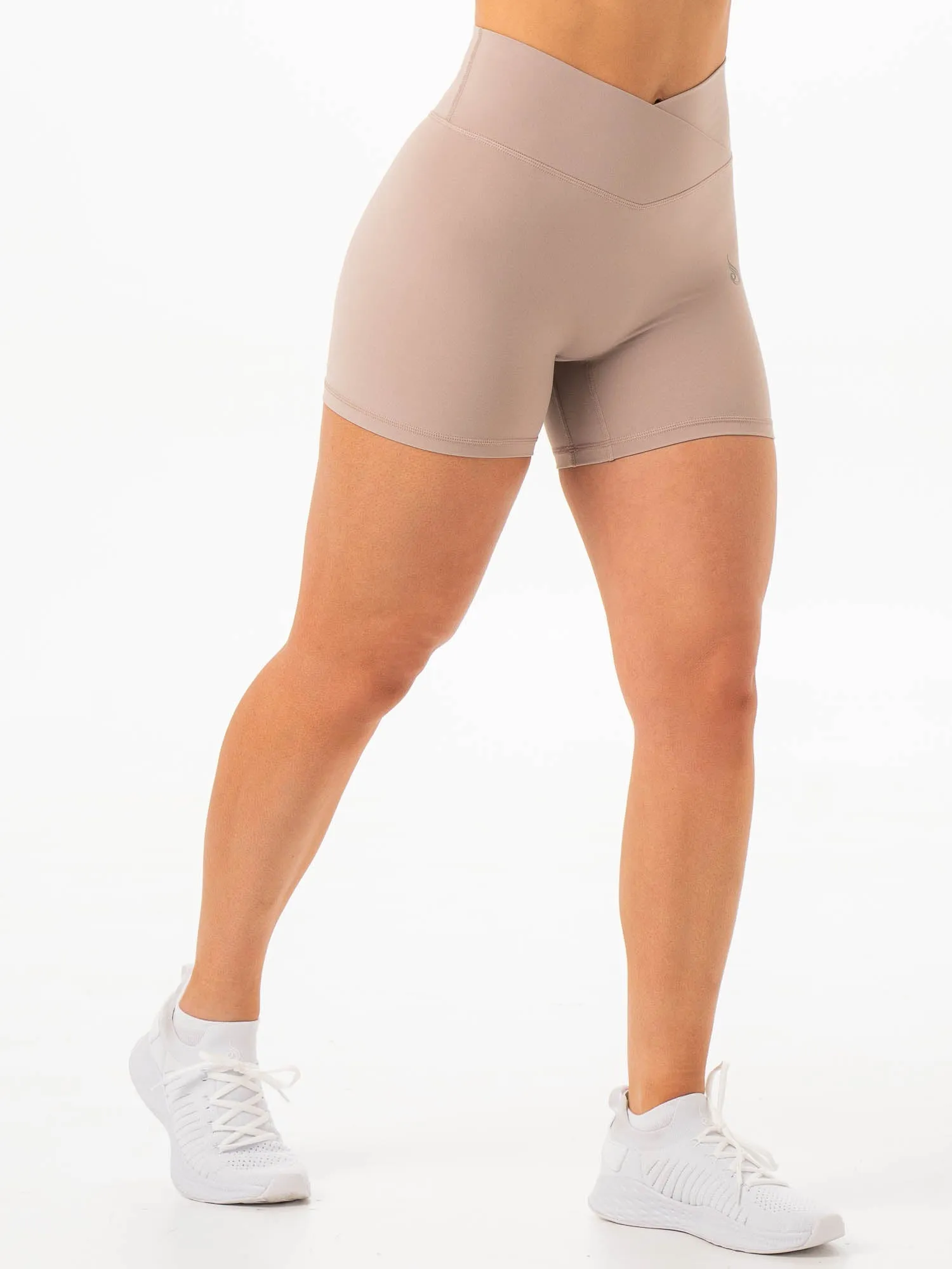 NKD Cross Waist Band Shorts - Almond sold by Ryderwear product image thumbnail 3