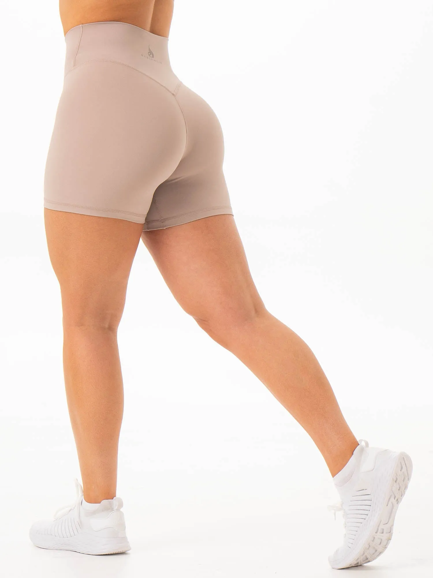 NKD Cross Waist Band Shorts - Almond sold by Ryderwear product image thumbnail 4