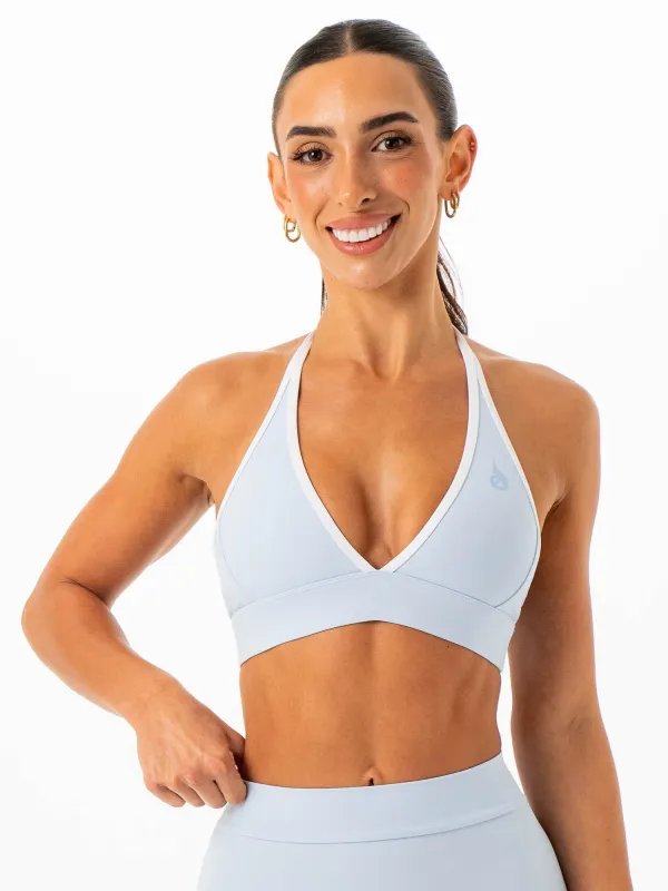 NKD Contrast Halter Bra - Sky Blue sold by Ryderwear