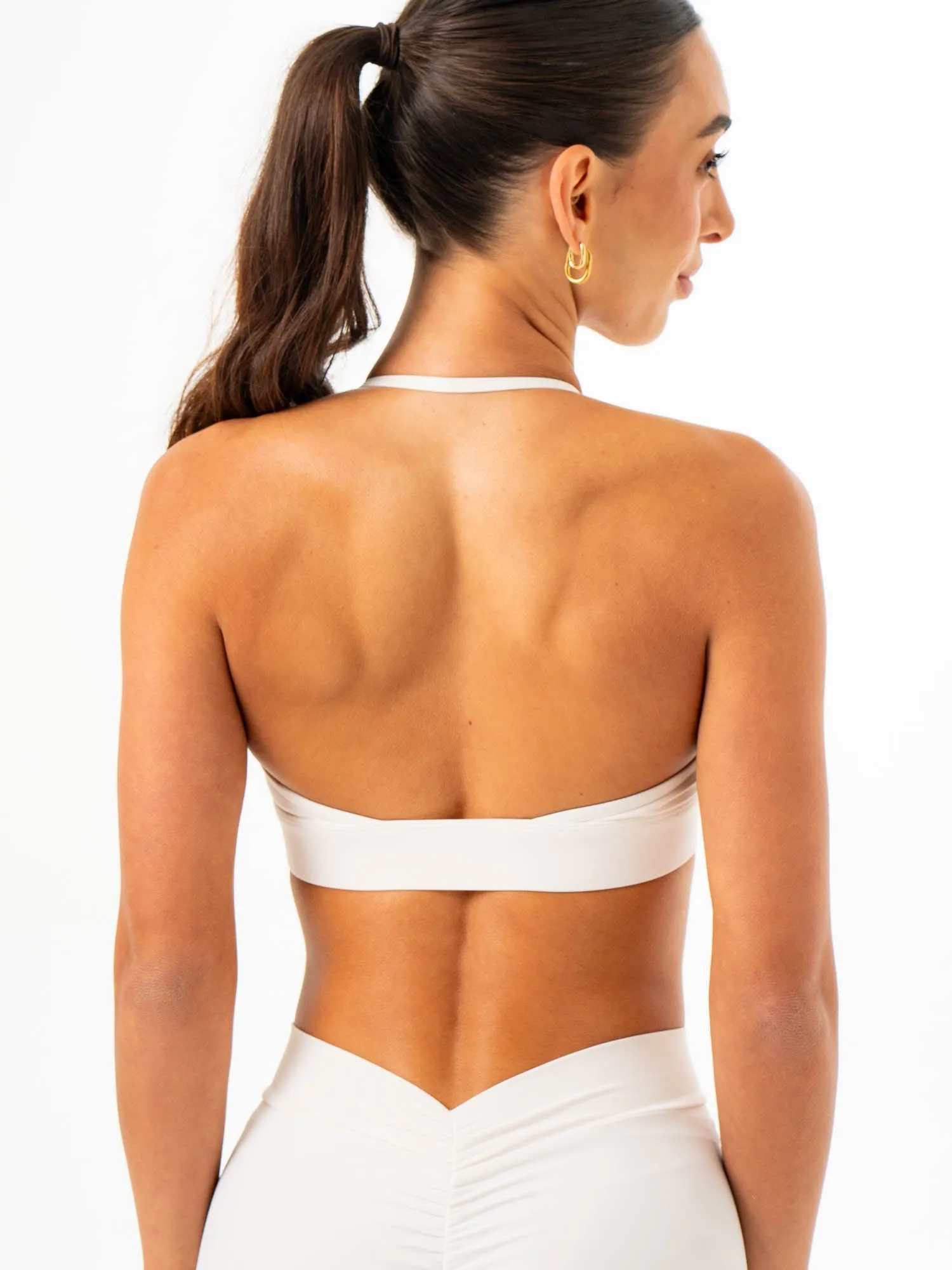 NKD Contrast Halter Bra - Vanilla sold by Ryderwear product image thumbnail 2