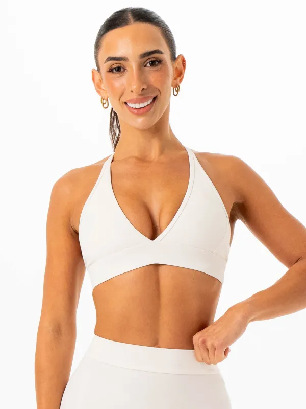 NKD Contrast Halter Bra - Vanilla sold by Ryderwear