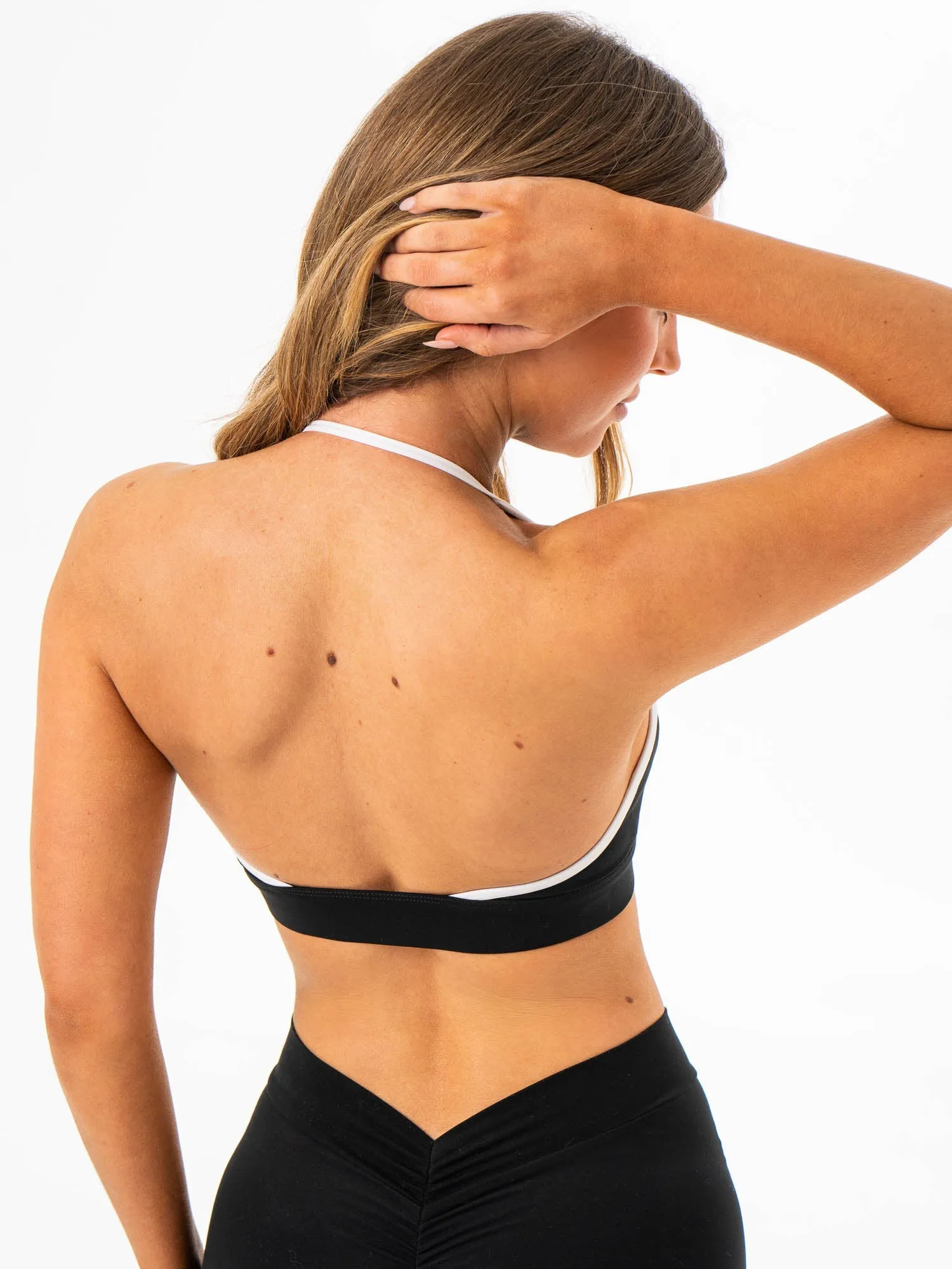 NKD Contrast Halter Bra - Black sold by Ryderwear product image thumbnail 2