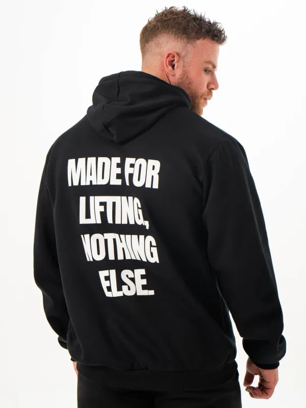 Lifting Only Pullover Hoodie - Black made by Ryderwear