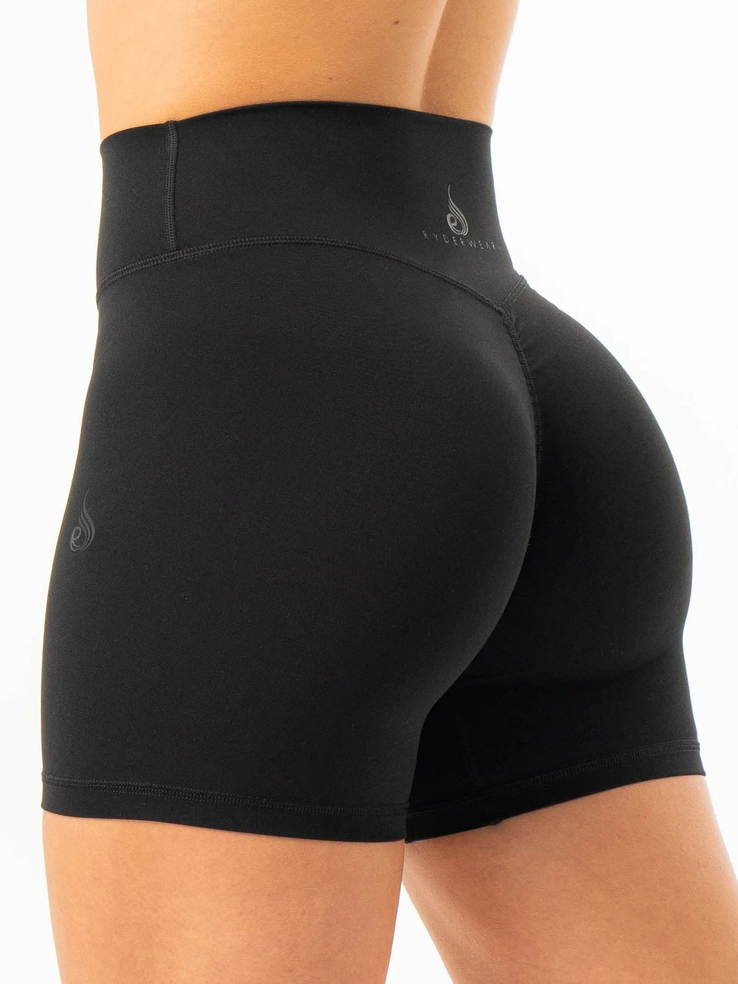 NKD Invisible Scrunch Shorts - Black sold by Ryderwear
