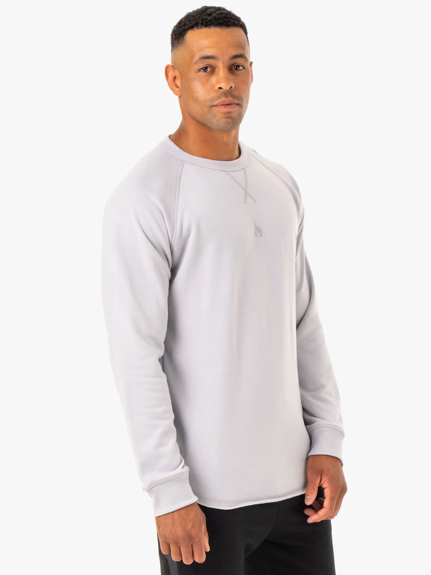 Restore Crew Neck - Snow Grey sold by Ryderwear