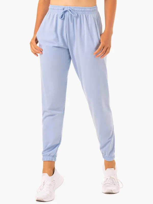 Off-Duty Fleece Track Pants - Blue Marl sold by Ryderwear