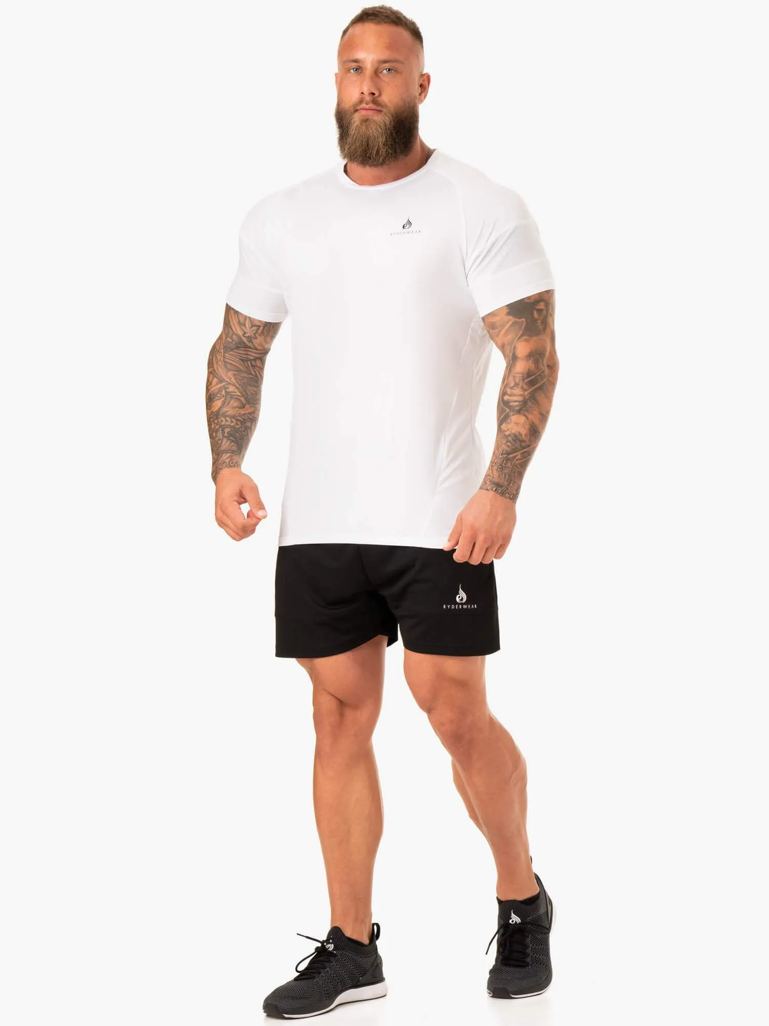 Action Mesh T-Shirt - White sold by Ryderwear product image thumbnail 4