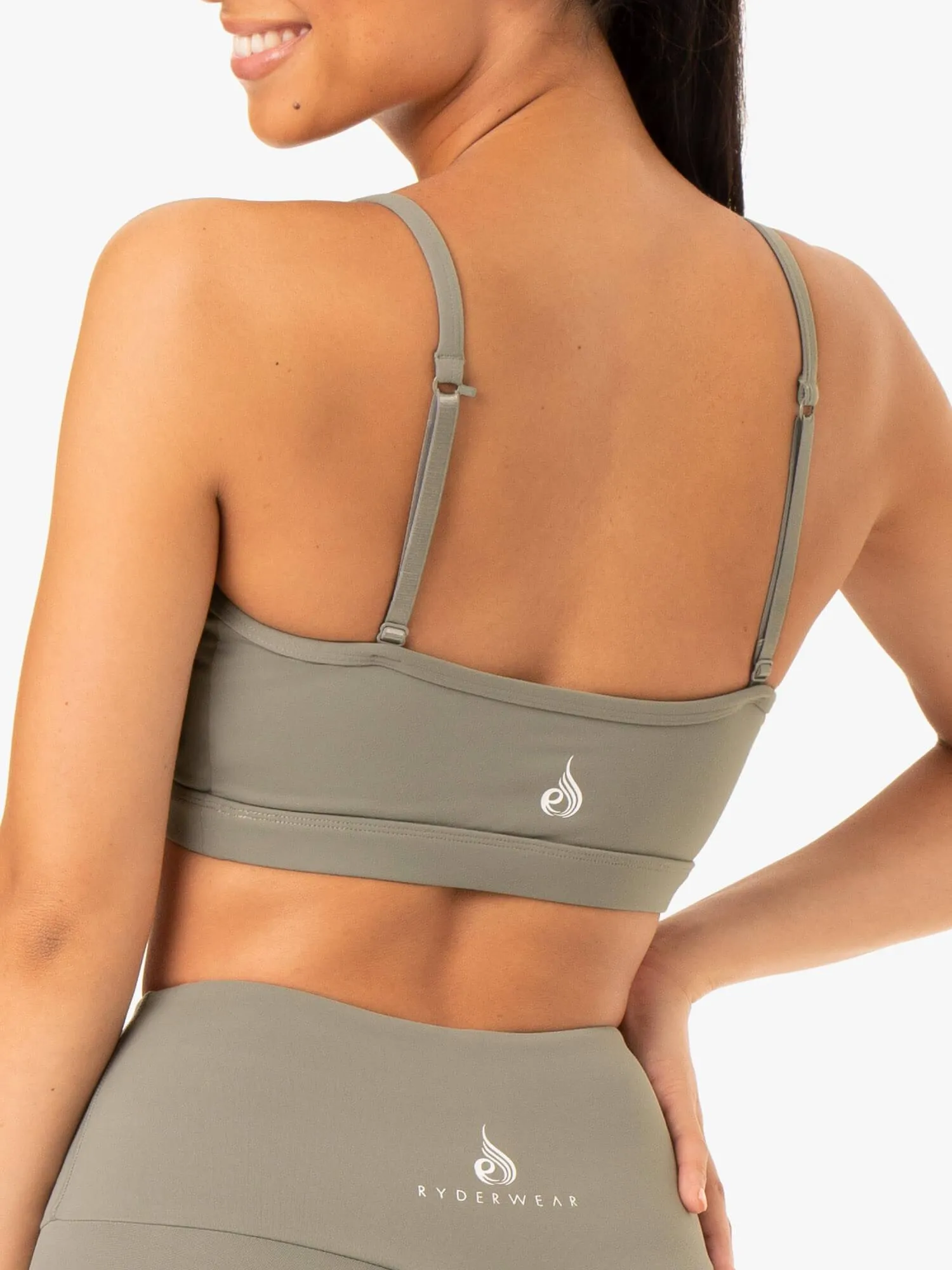 Staples Sports Bra - Khaki sold by Ryderwear product image thumbnail 4