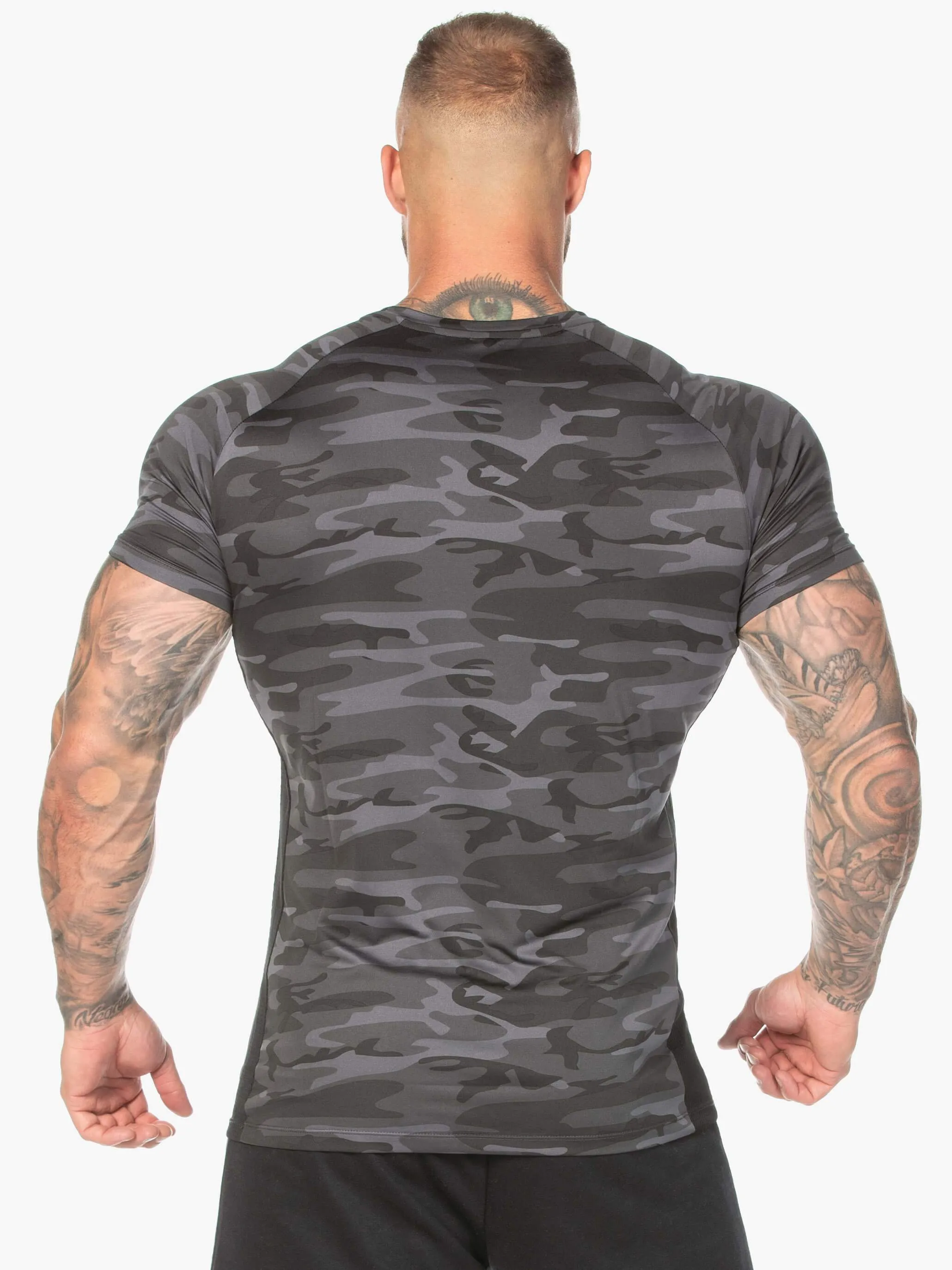 Camo Mesh T-Shirt - Black Camo sold by Ryderwear product image thumbnail 2