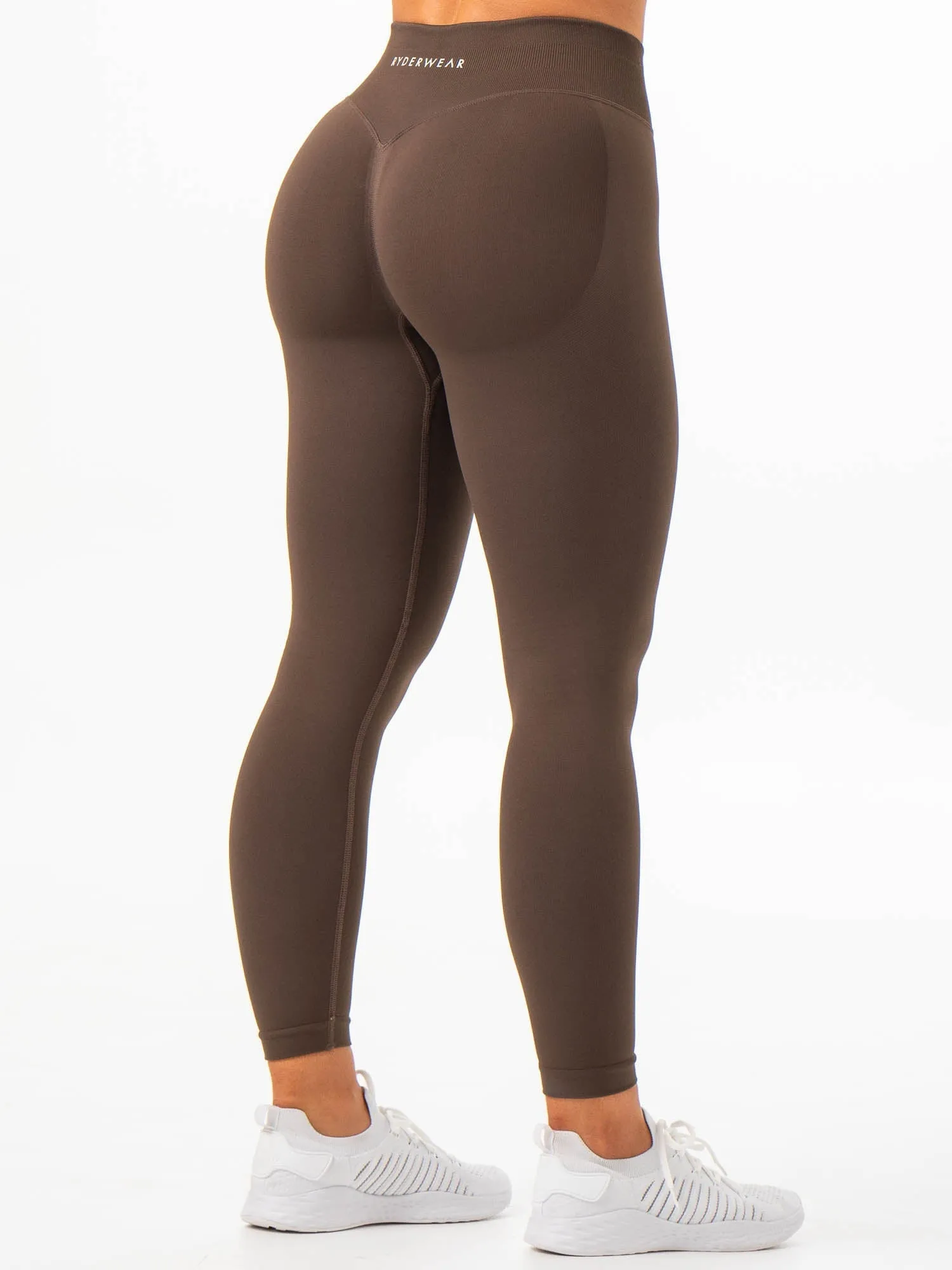 Boost Seamless Leggings - Espresso sold by Ryderwear product image thumbnail 3