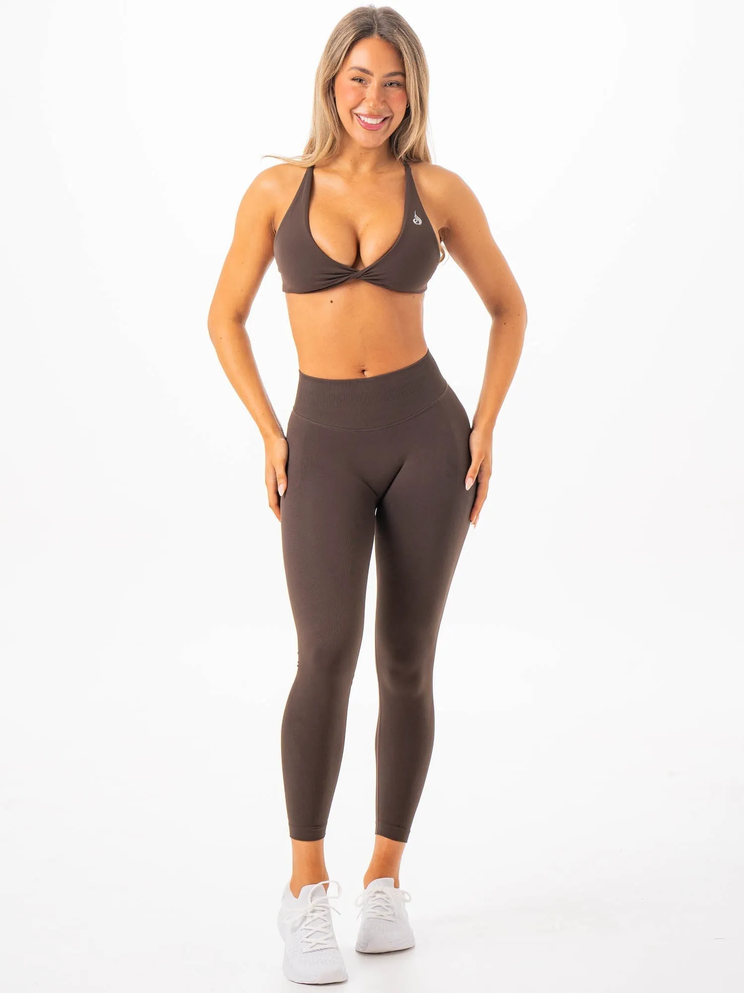Boost Seamless Leggings - Espresso sold by Ryderwear product image thumbnail 5