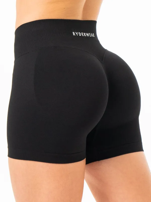 Boost Seamless Shorts - Black sold by Ryderwear
