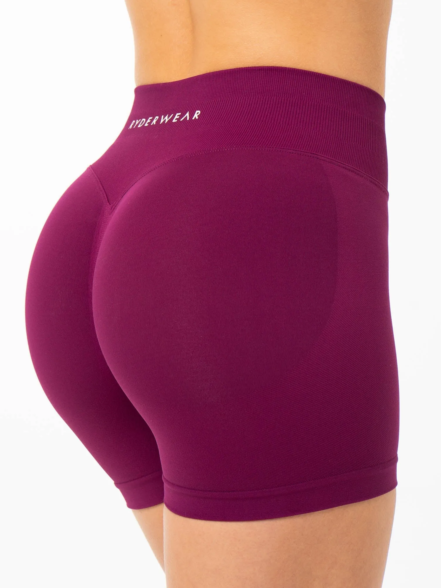 Boost Seamless Shorts - Plum sold by Ryderwear product image thumbnail 5