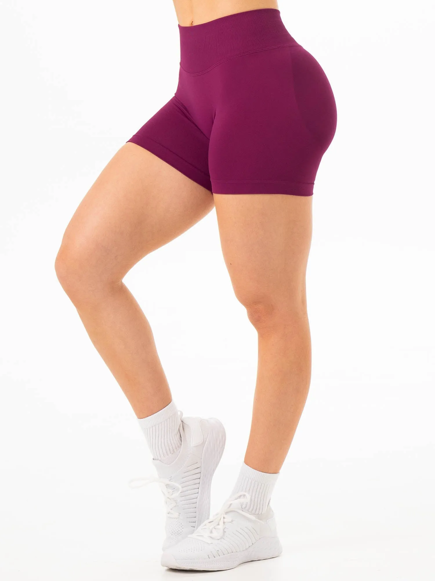 Boost Seamless Shorts - Plum sold by Ryderwear product image thumbnail 2