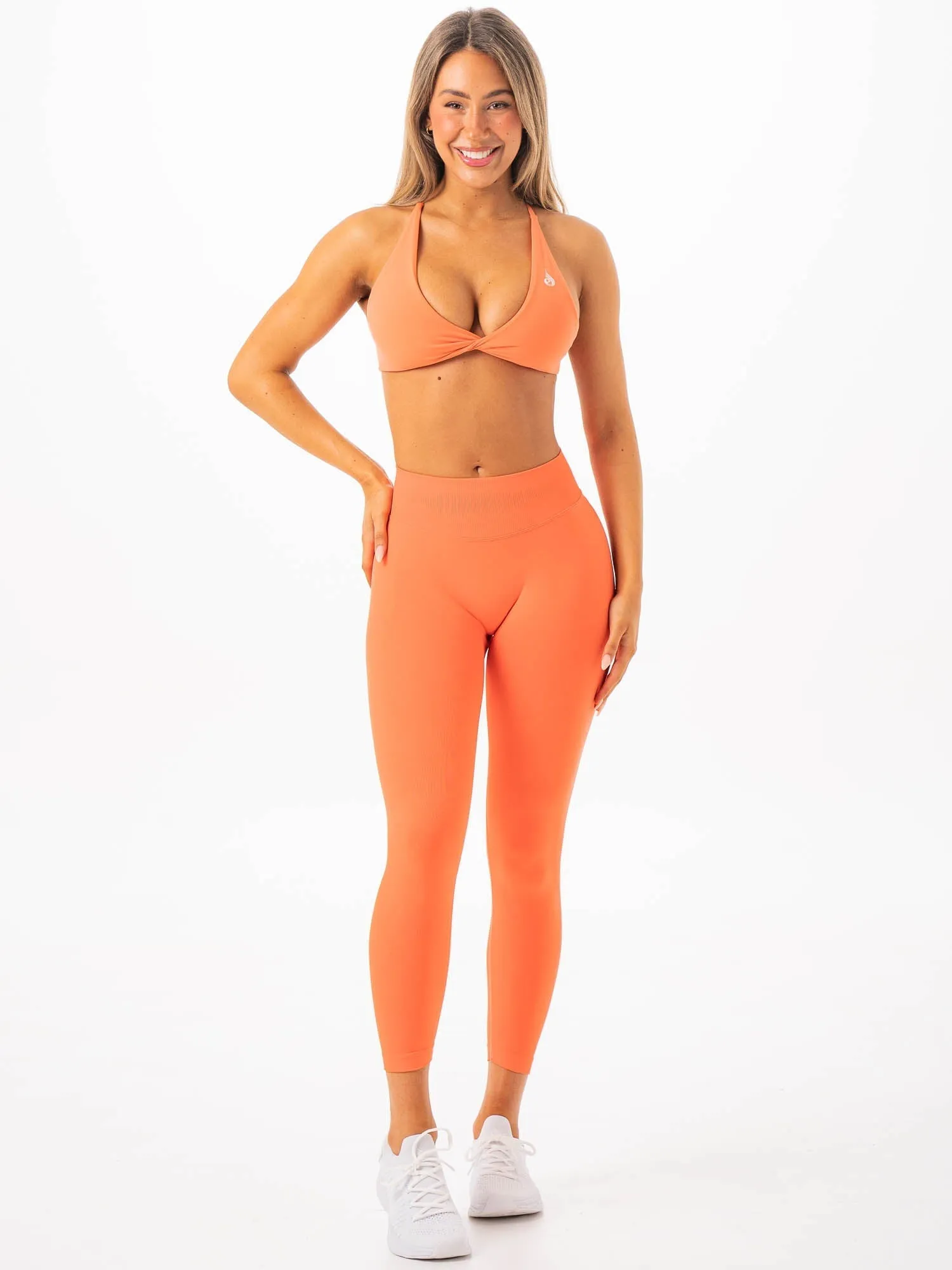 NKD Twist Sports Bra - Papaya sold by Ryderwear product image thumbnail 5
