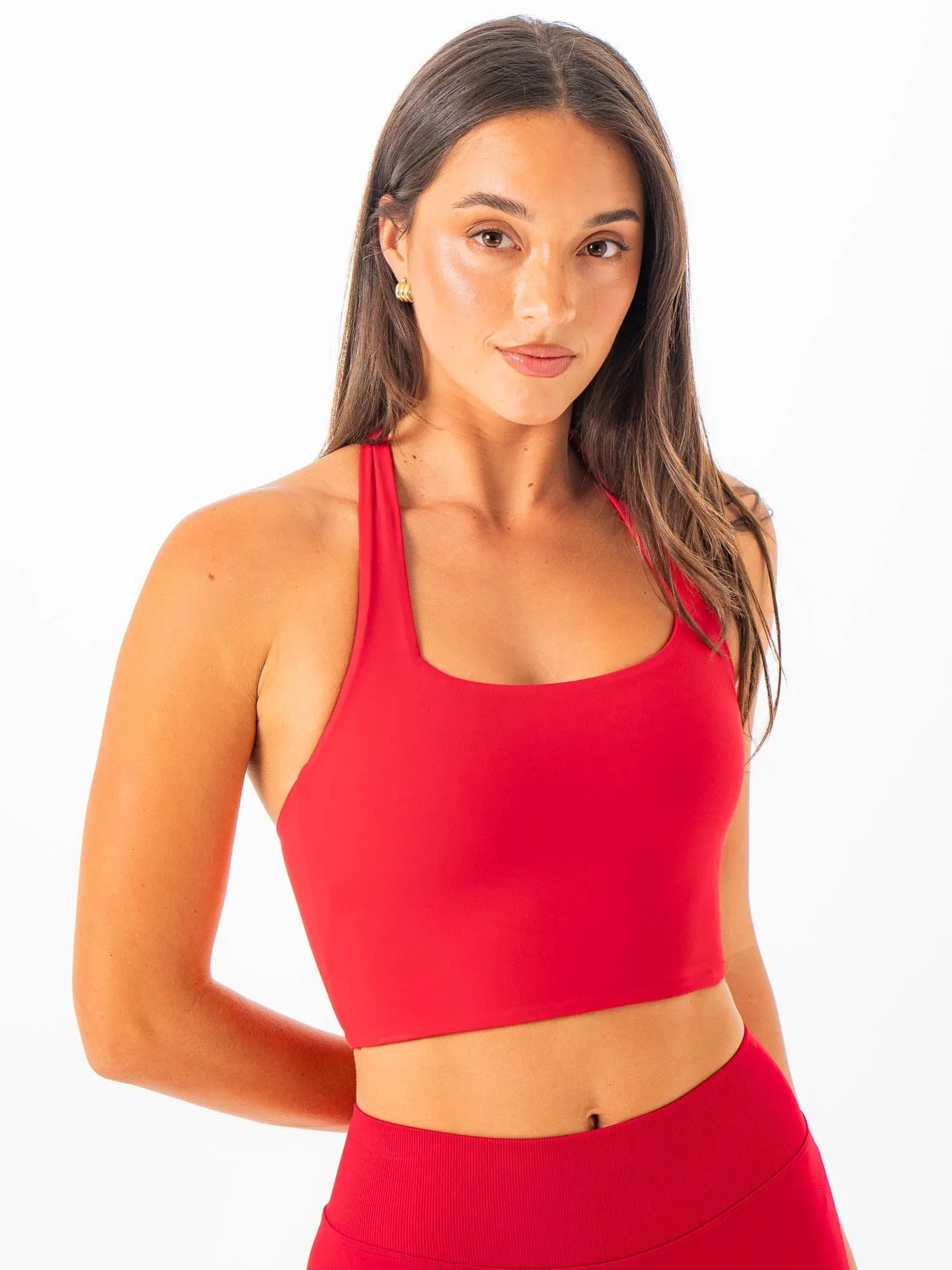 NKD Halter Tank - Cherry sold by Ryderwear product image thumbnail 4