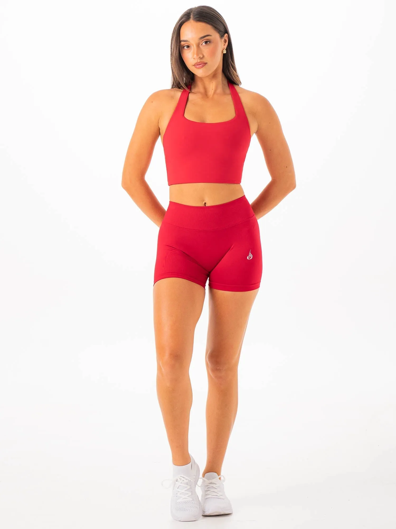 NKD Halter Tank - Cherry sold by Ryderwear product image thumbnail 5