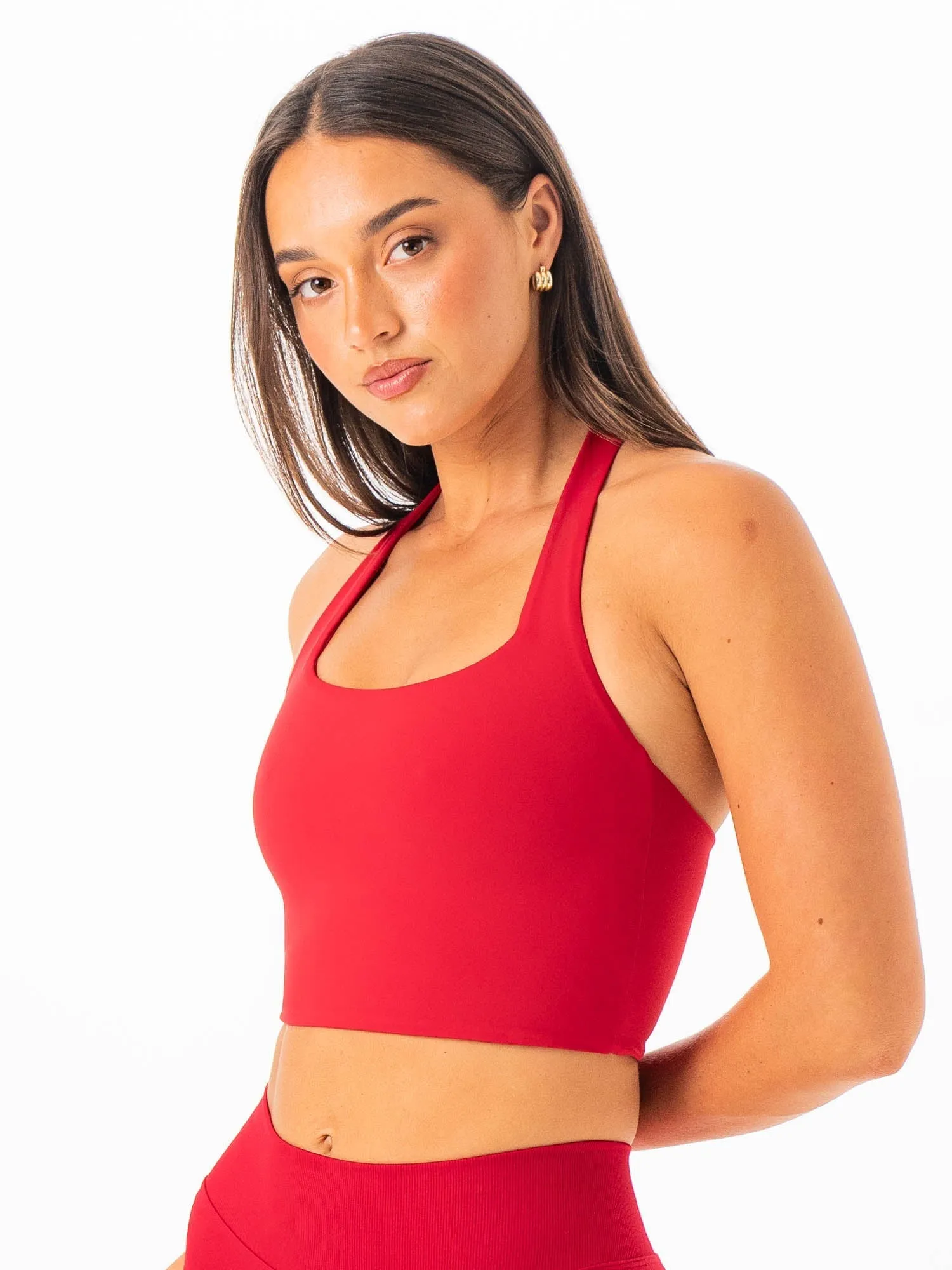 NKD Halter Tank - Cherry sold by Ryderwear product image thumbnail 2