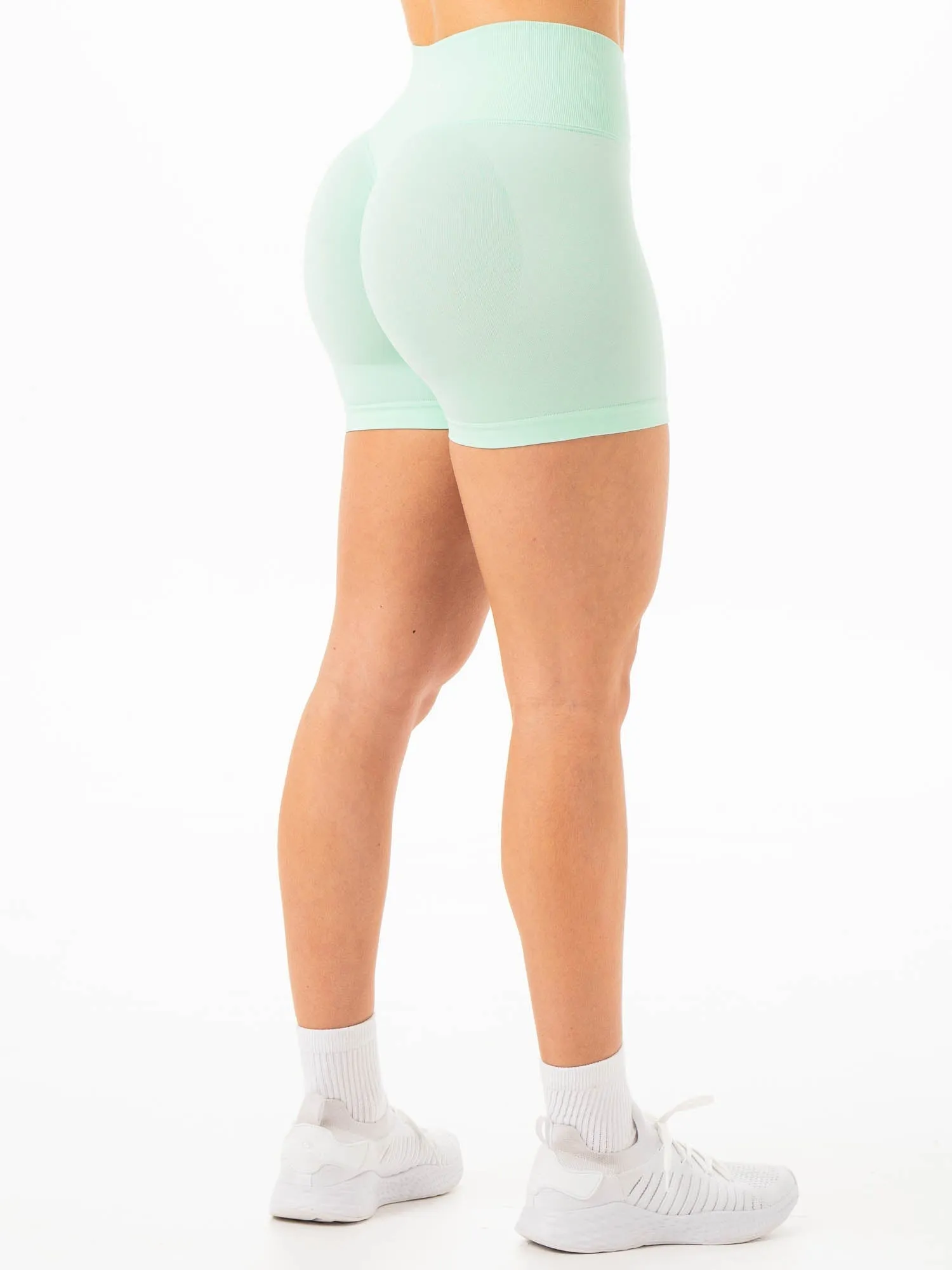 Sculpt Seamless Shorts - Mint sold by Ryderwear product image thumbnail 3