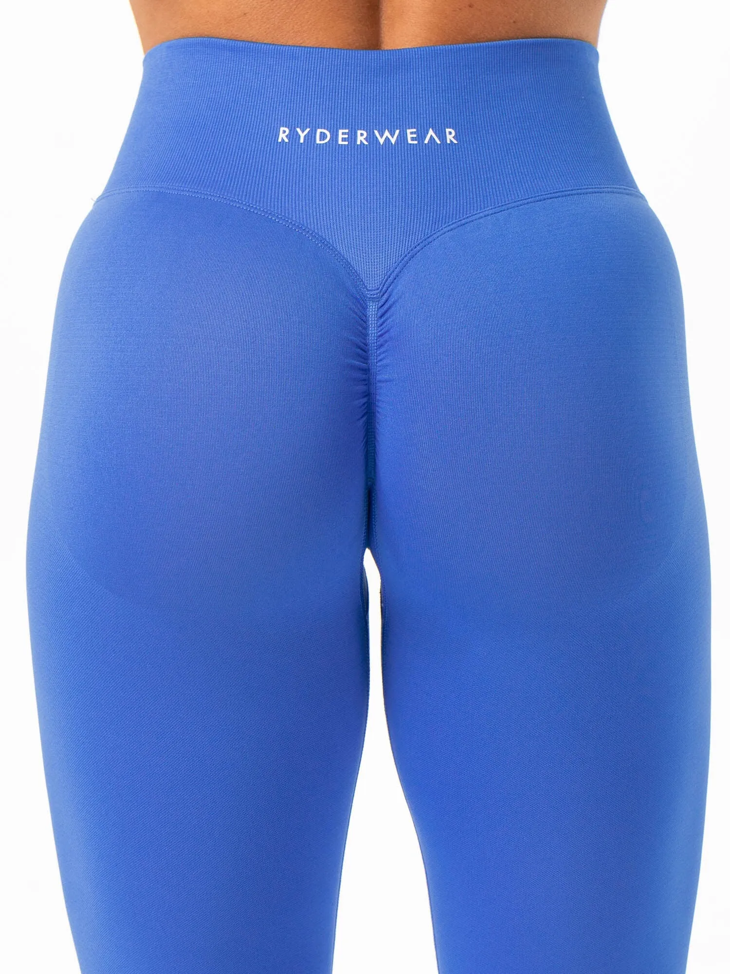 Sculpt Seamless Leggings - Electric Blue sold by Ryderwear product image thumbnail 3