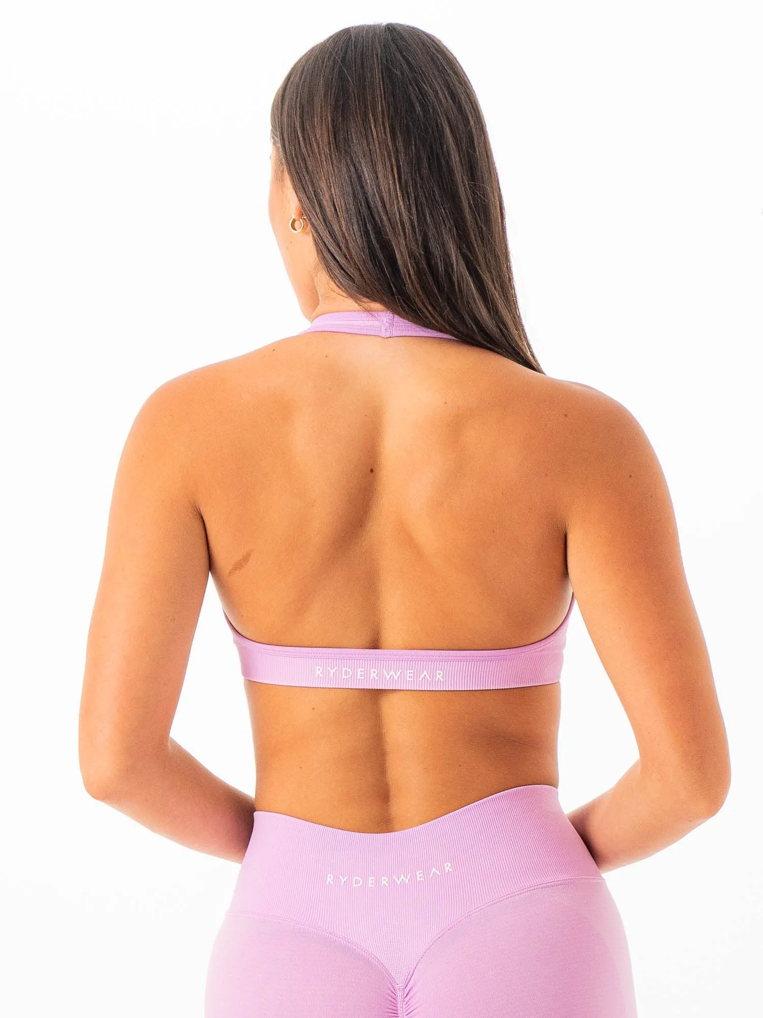 Sculpt Seamless Halter Bra - Amethyst sold by Ryderwear product image thumbnail 2